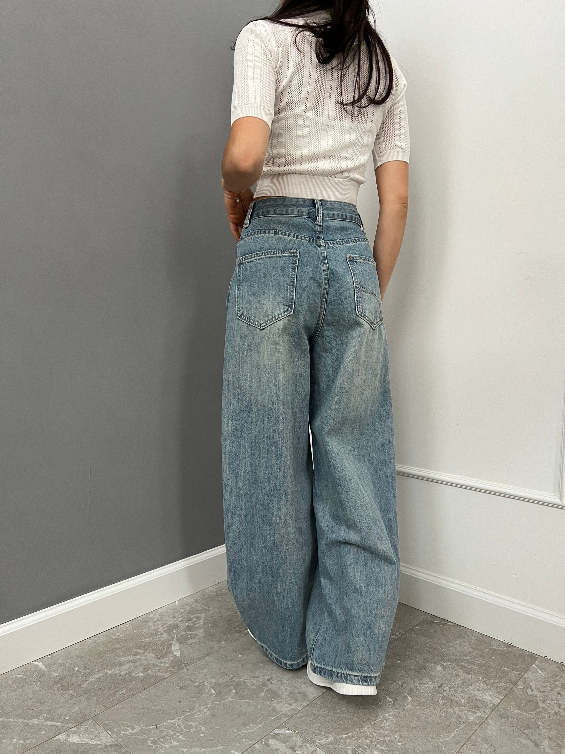 Джинсы YJY 9633 прямые