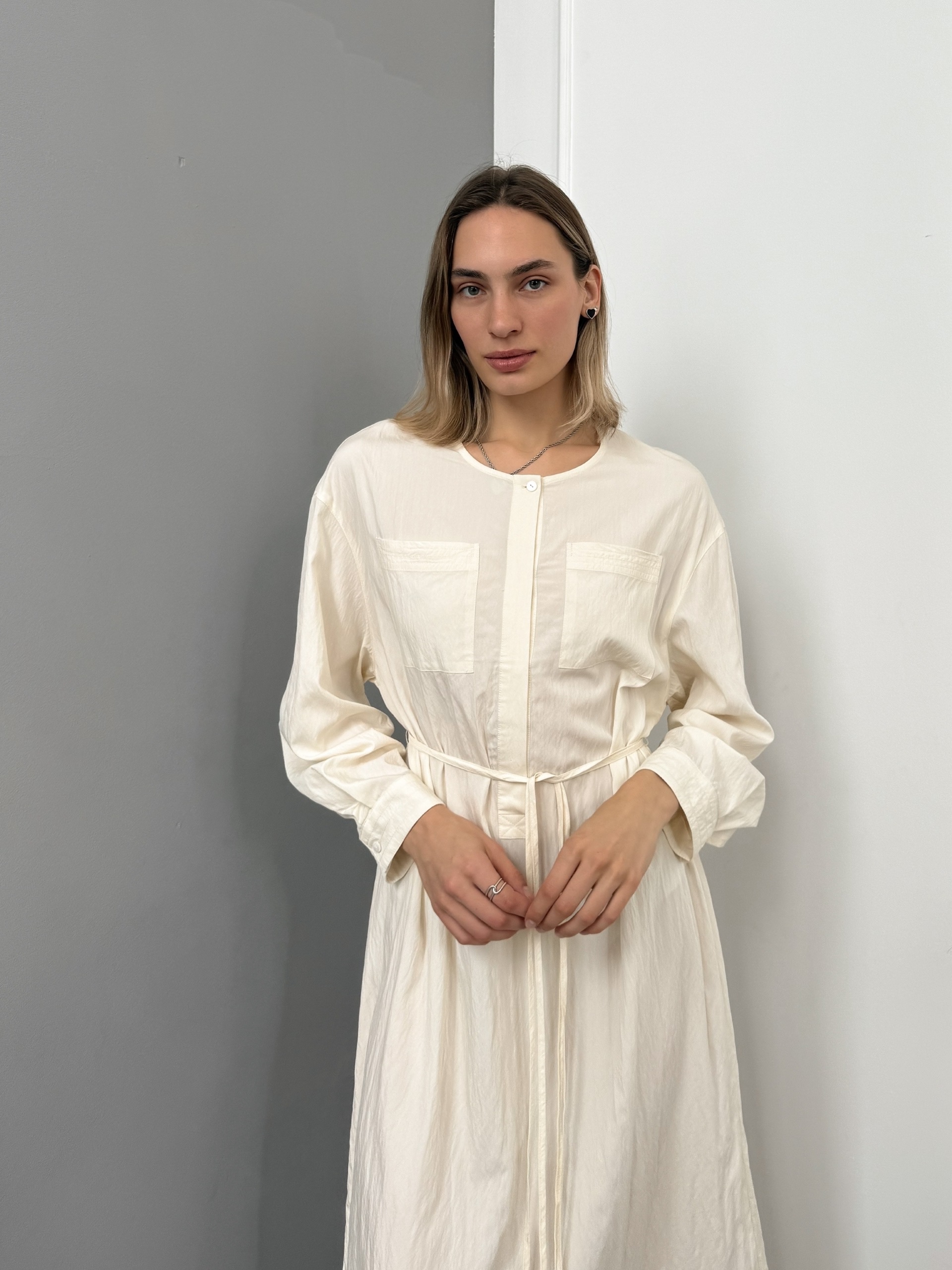 Платье chic ven хлопок с затяжками