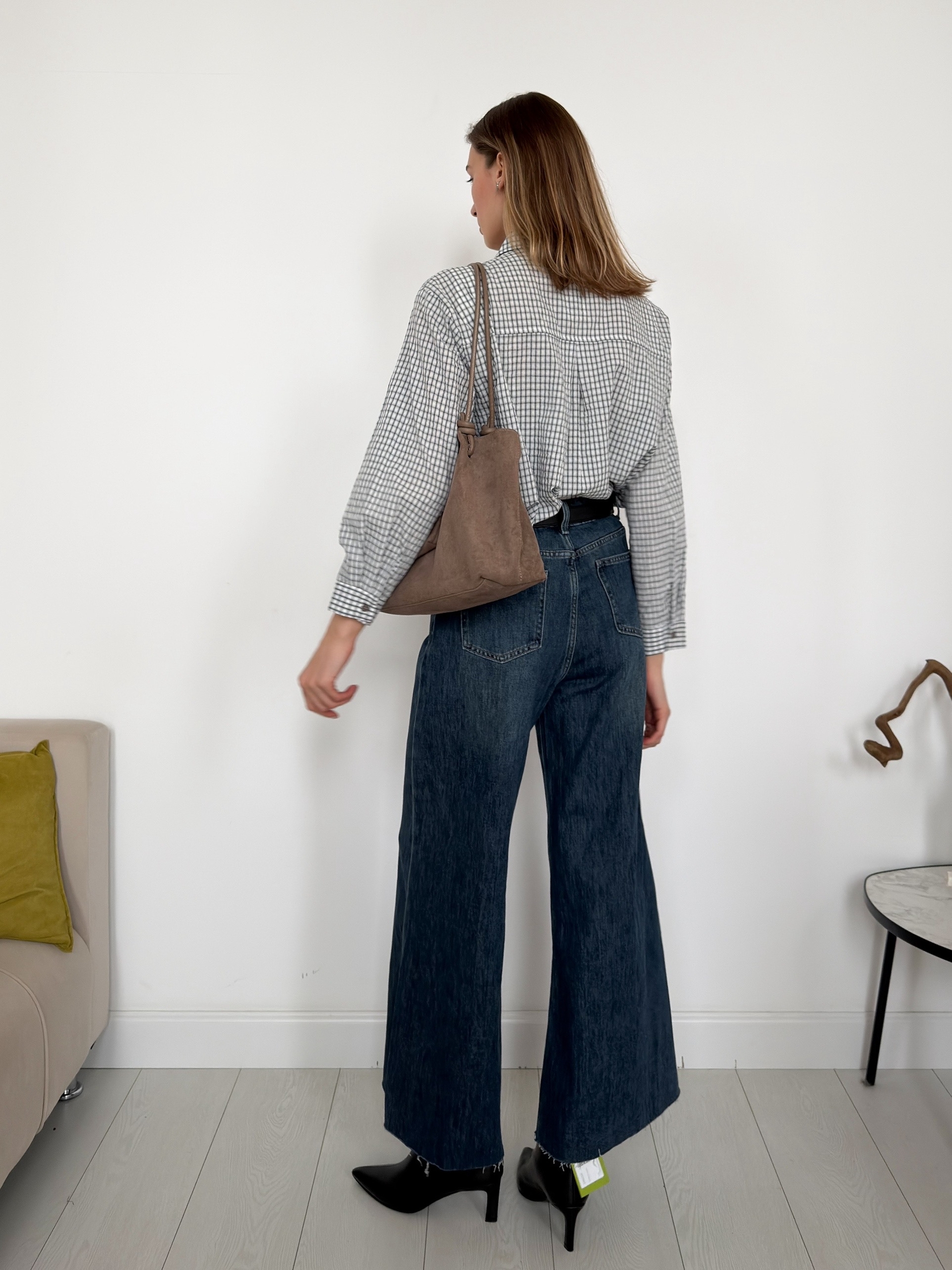 Рубашка blueberry 2661 клетка