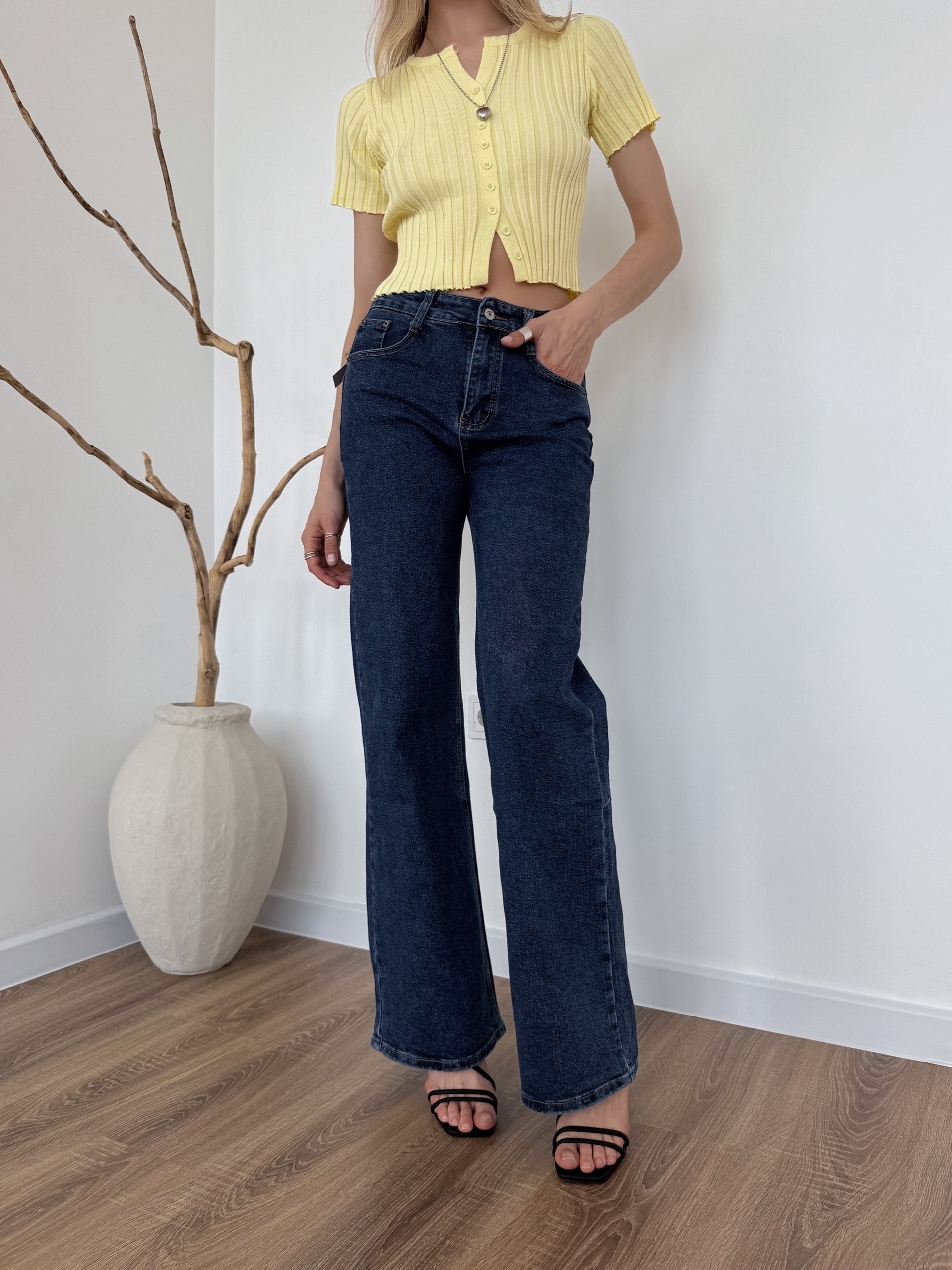 Джинсы Praisejeans E5812E трубы синие