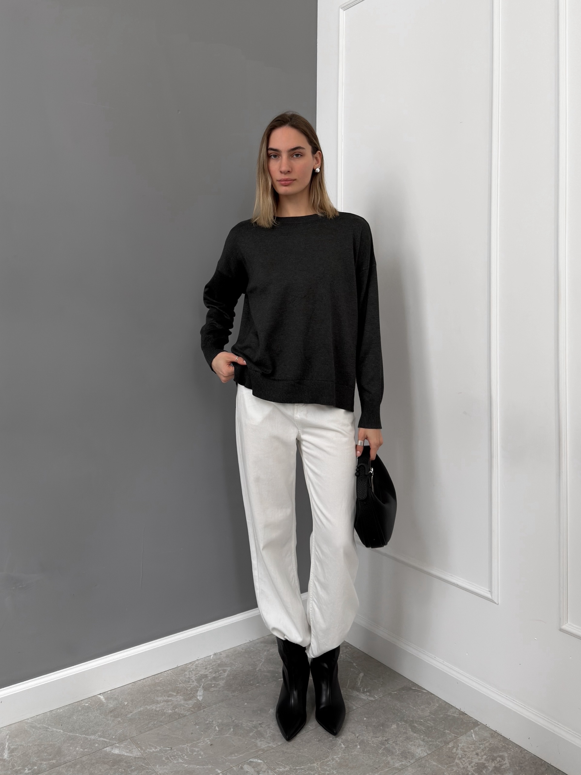 Джемпер 273-1 круглый ворот