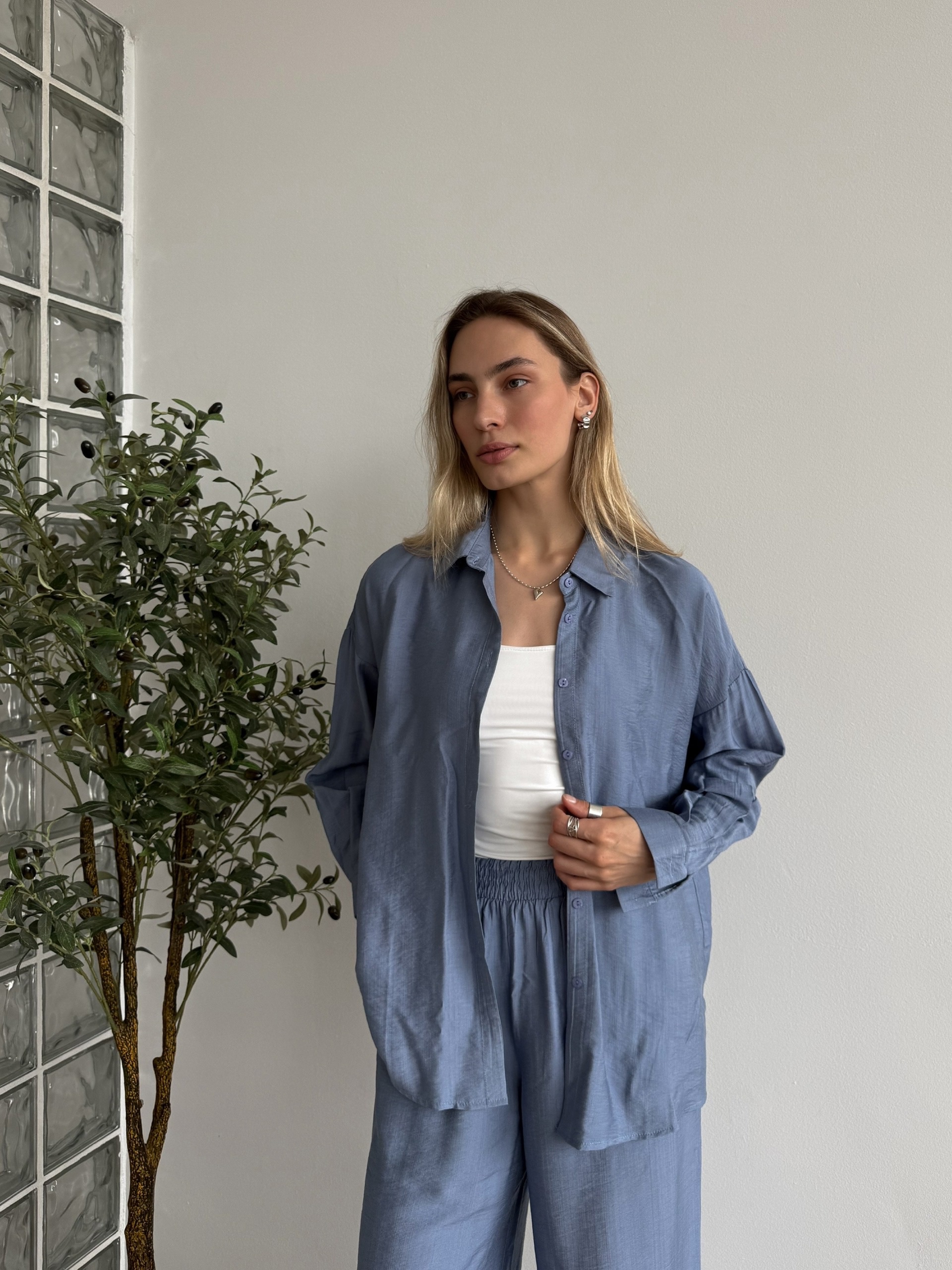 Костюм Dress Code 820 рубашка+кюлоты