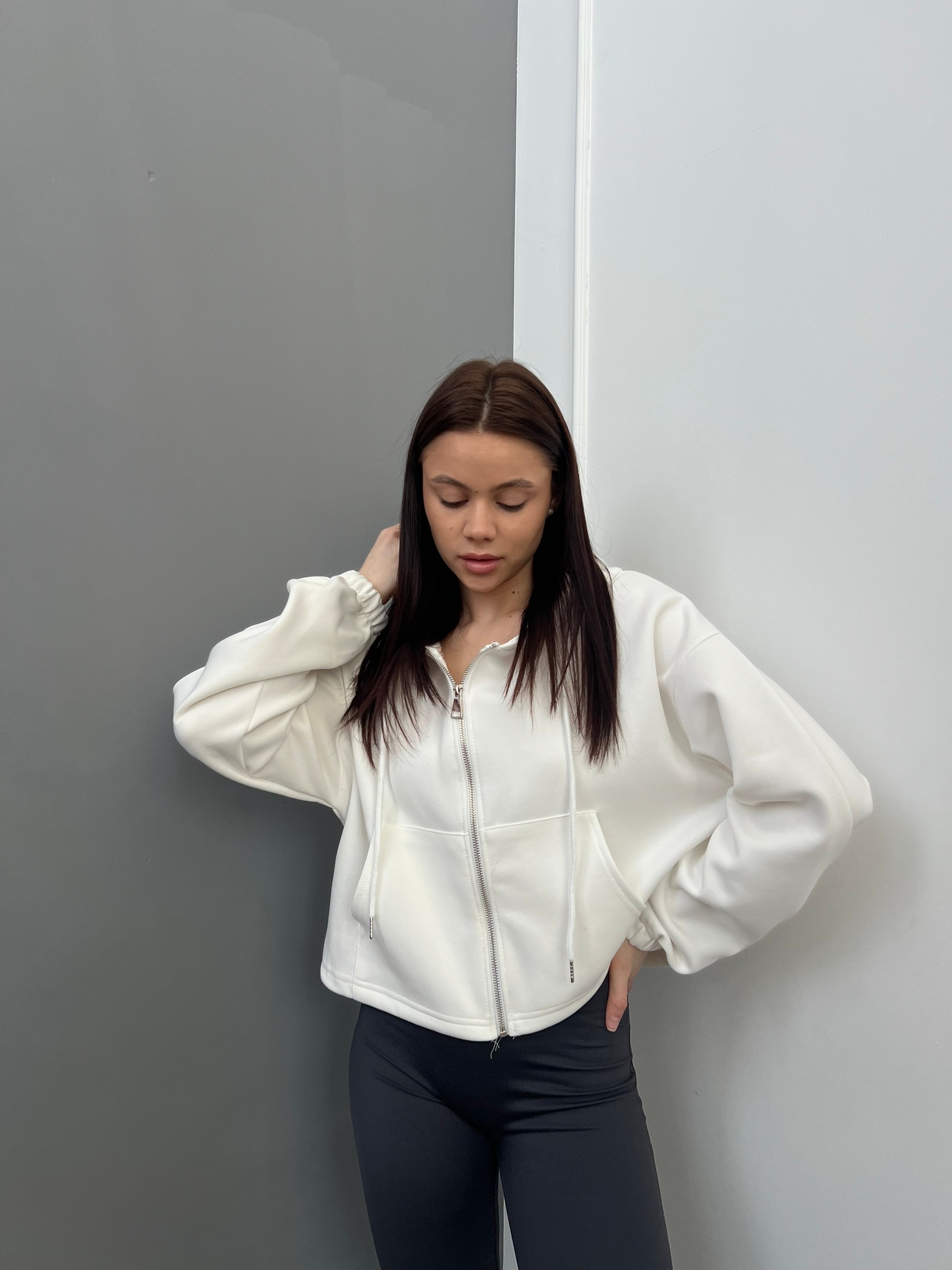 Толстовка NJ 5851 однотон