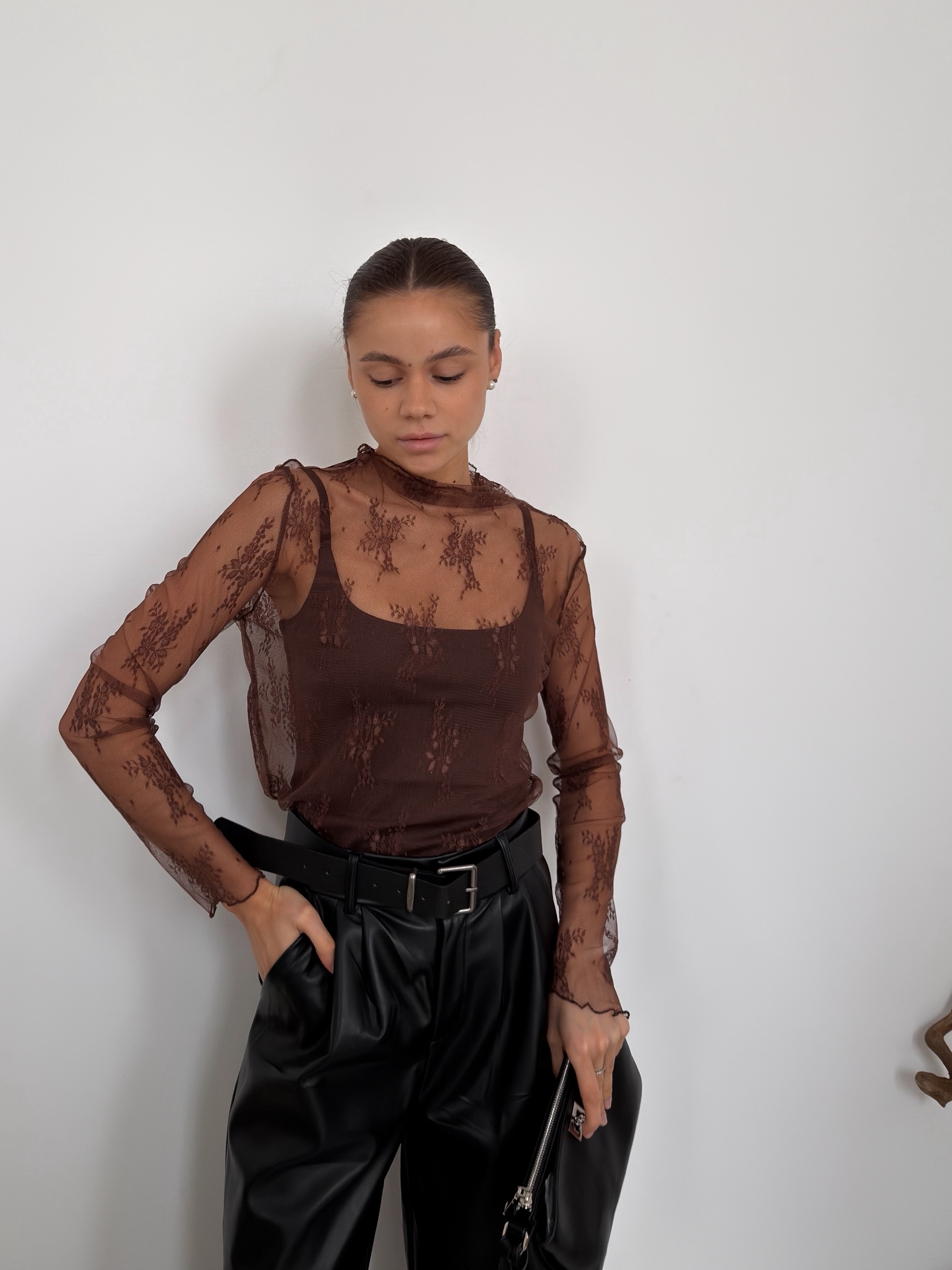 Кофточка 859 кружево