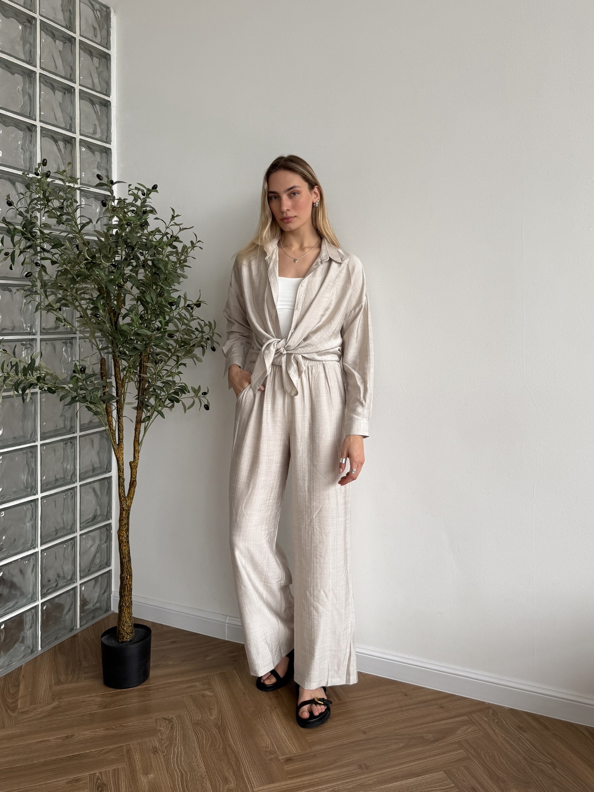 Костюм Dress Code 820 рубашка+кюлоты
