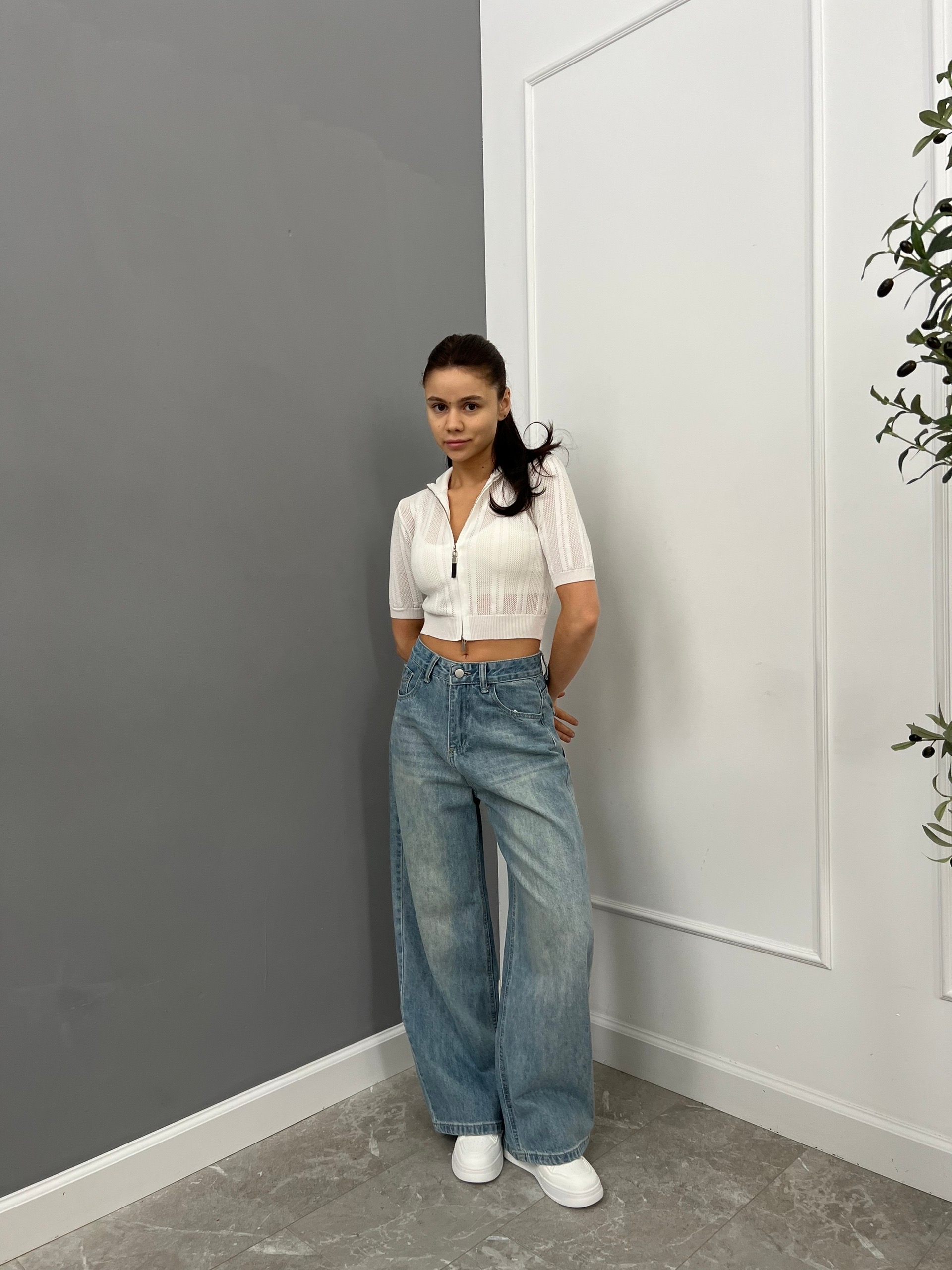 Джинсы YJY 9633 прямые