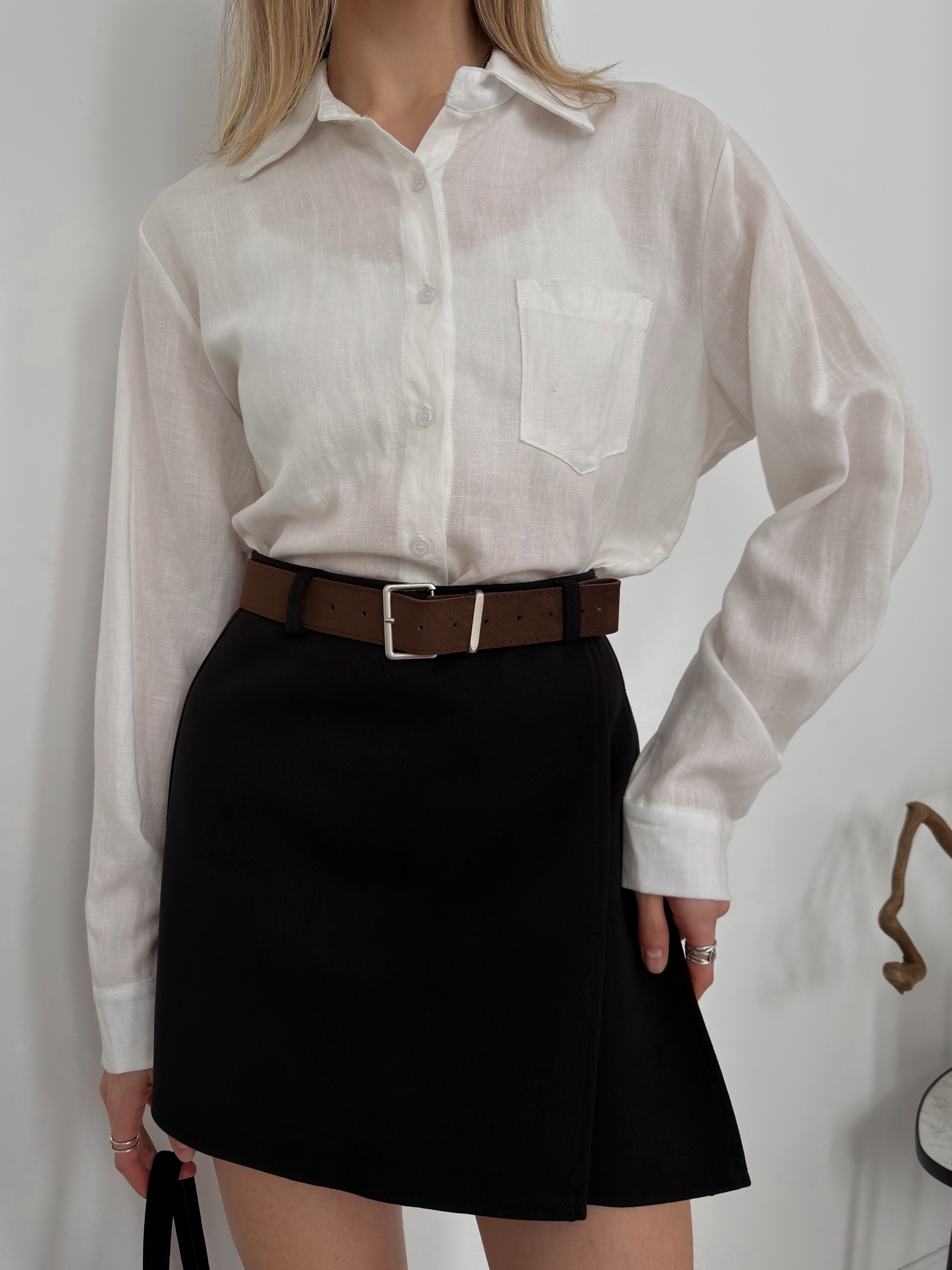 Юбка 5603 с ремнем