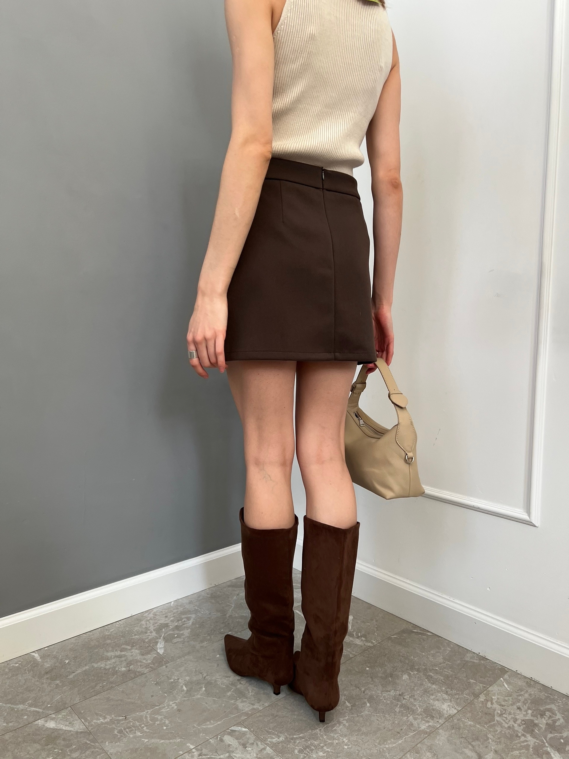 Юбка мини 5616  кармашек