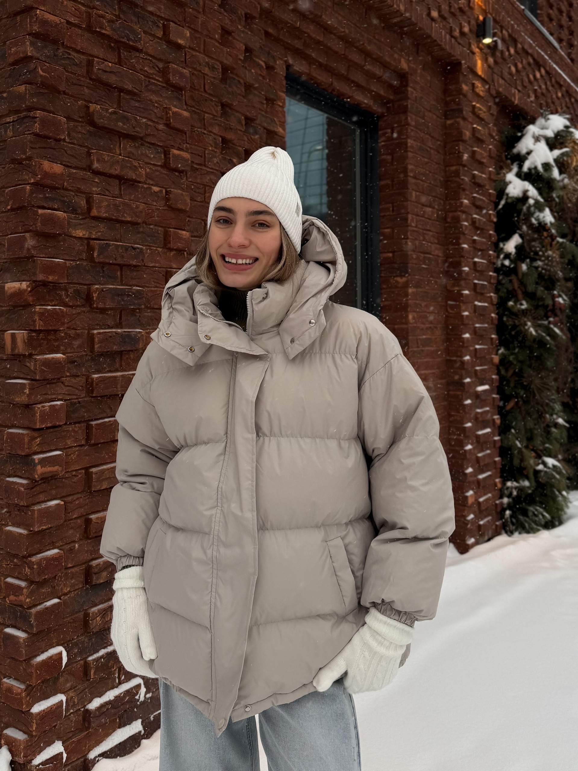 Куртка Nana 88117 короткая затяжка внизу