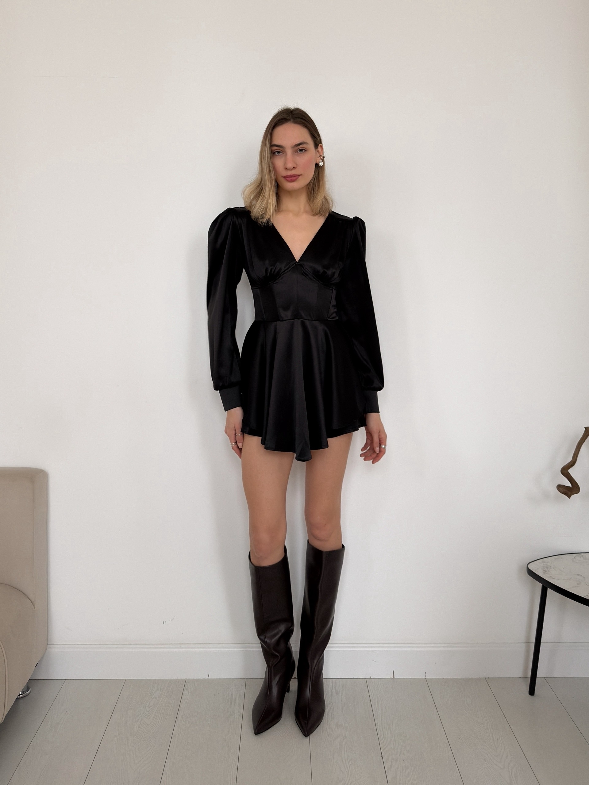 Платье-комбинезон Perfemme атлас