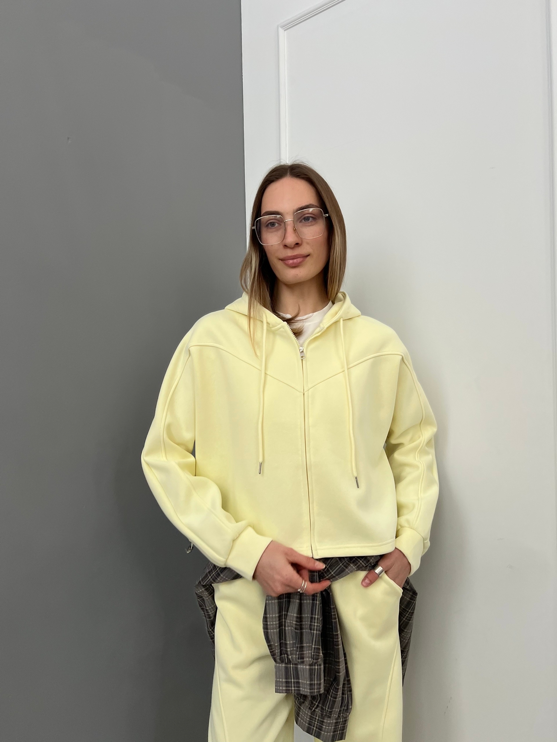 Костюм Korea F760 кофта+брюки строчка