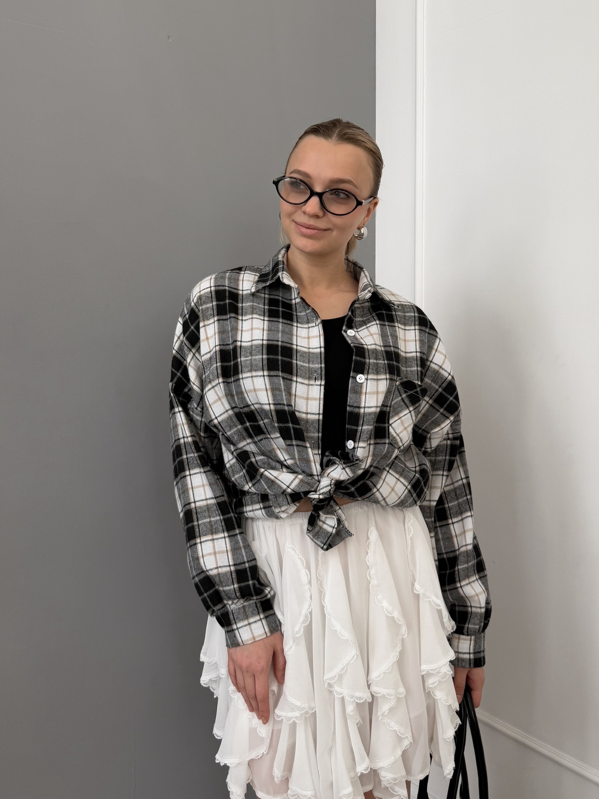 Юбка XIN XIN 286 мини с оборками