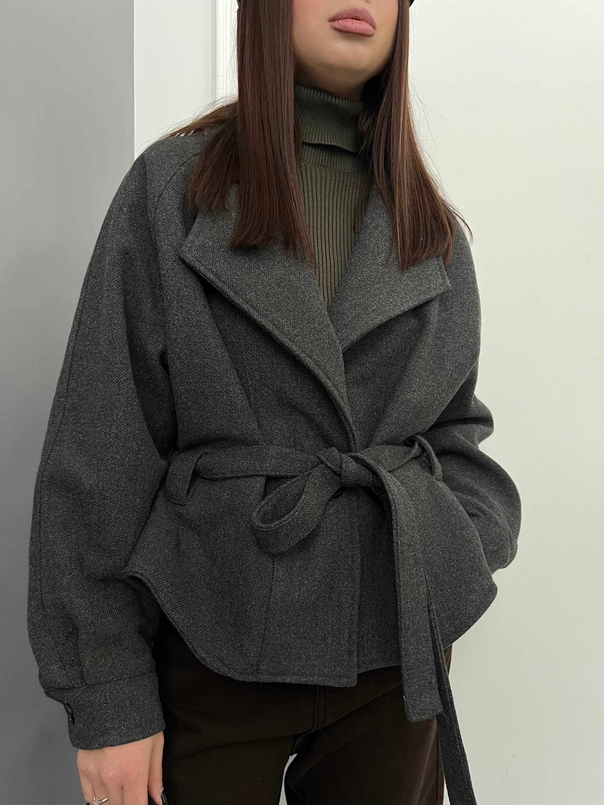 Пальто короткое 8859 XLDIAN