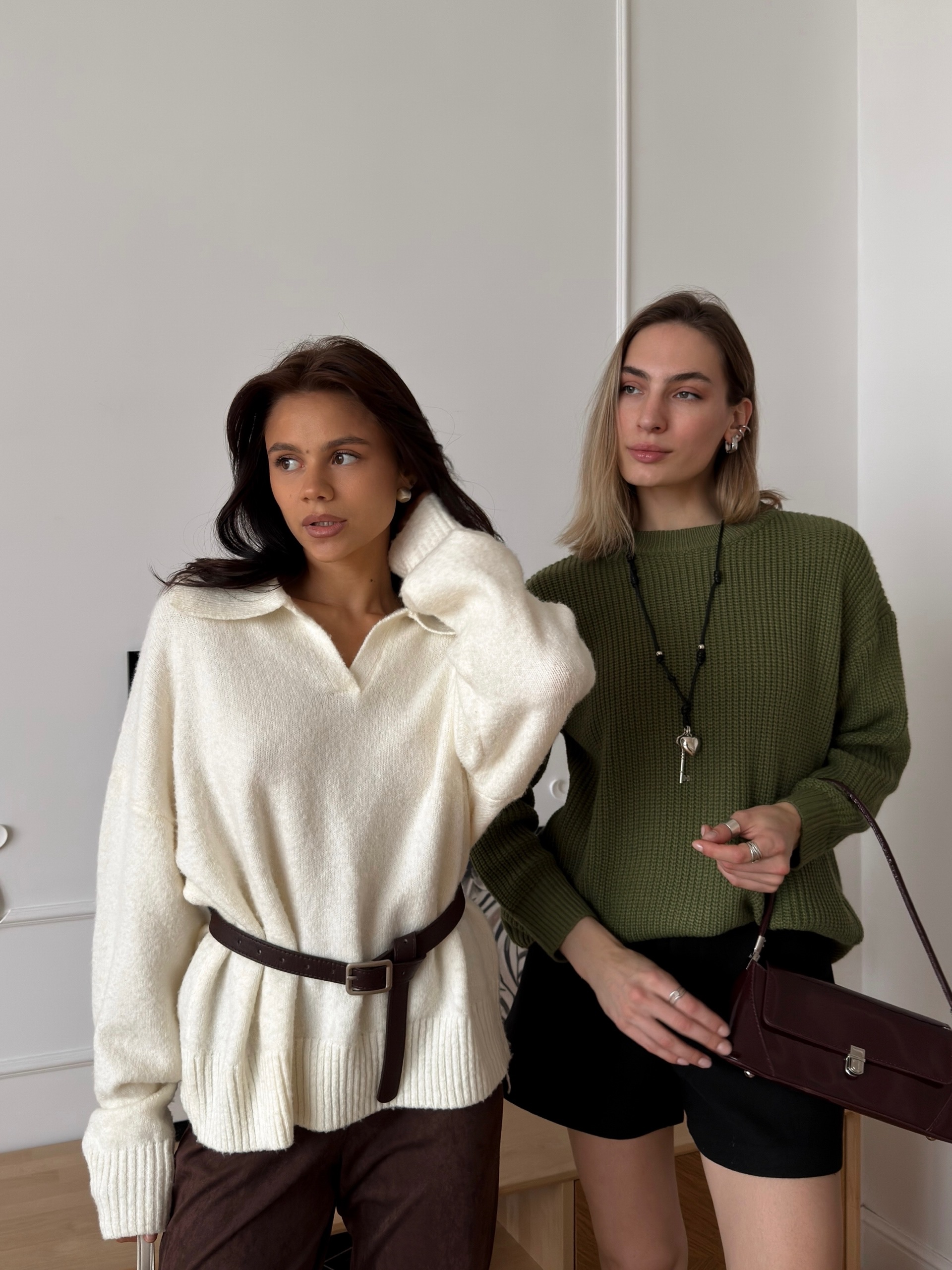 Брюки клеш ZARA молния с боку