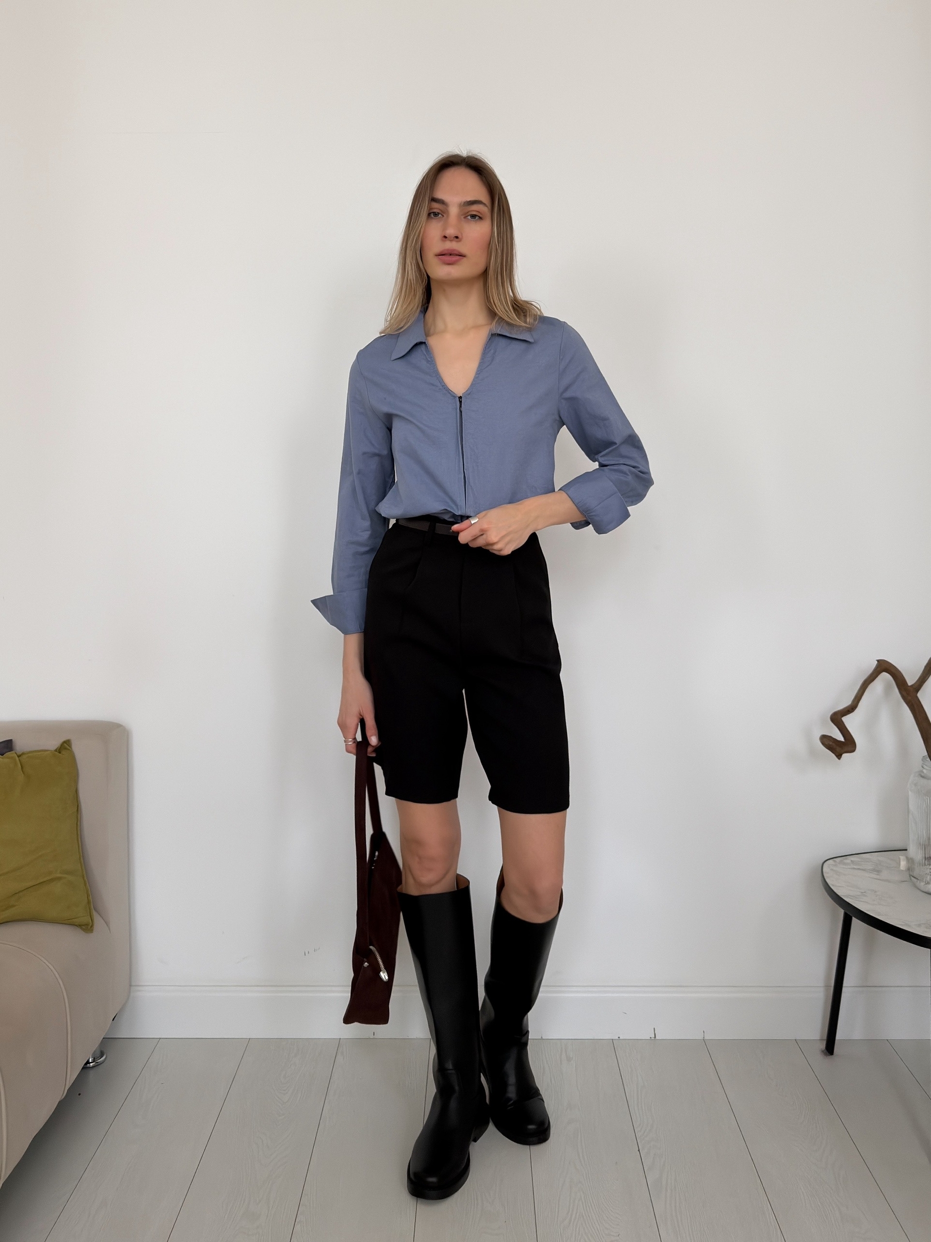 Рубашка на замке W6846 WG