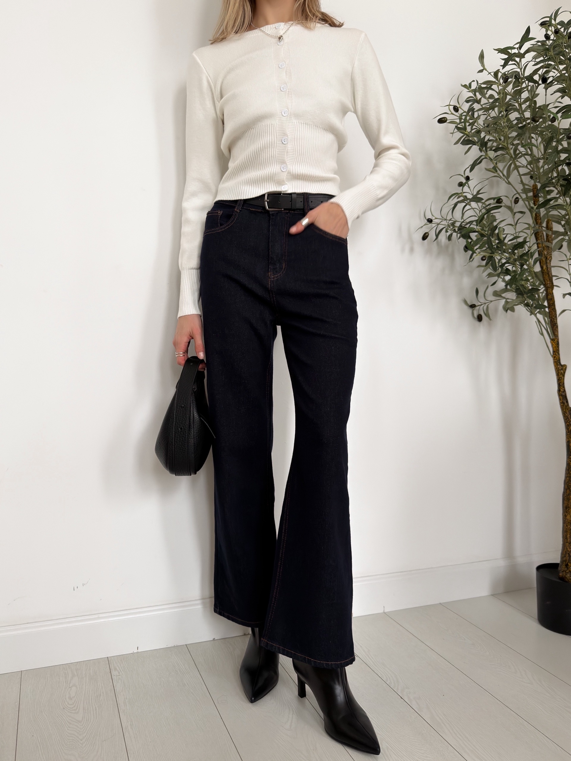 Praise Jeans F6548 чернильные палаццо