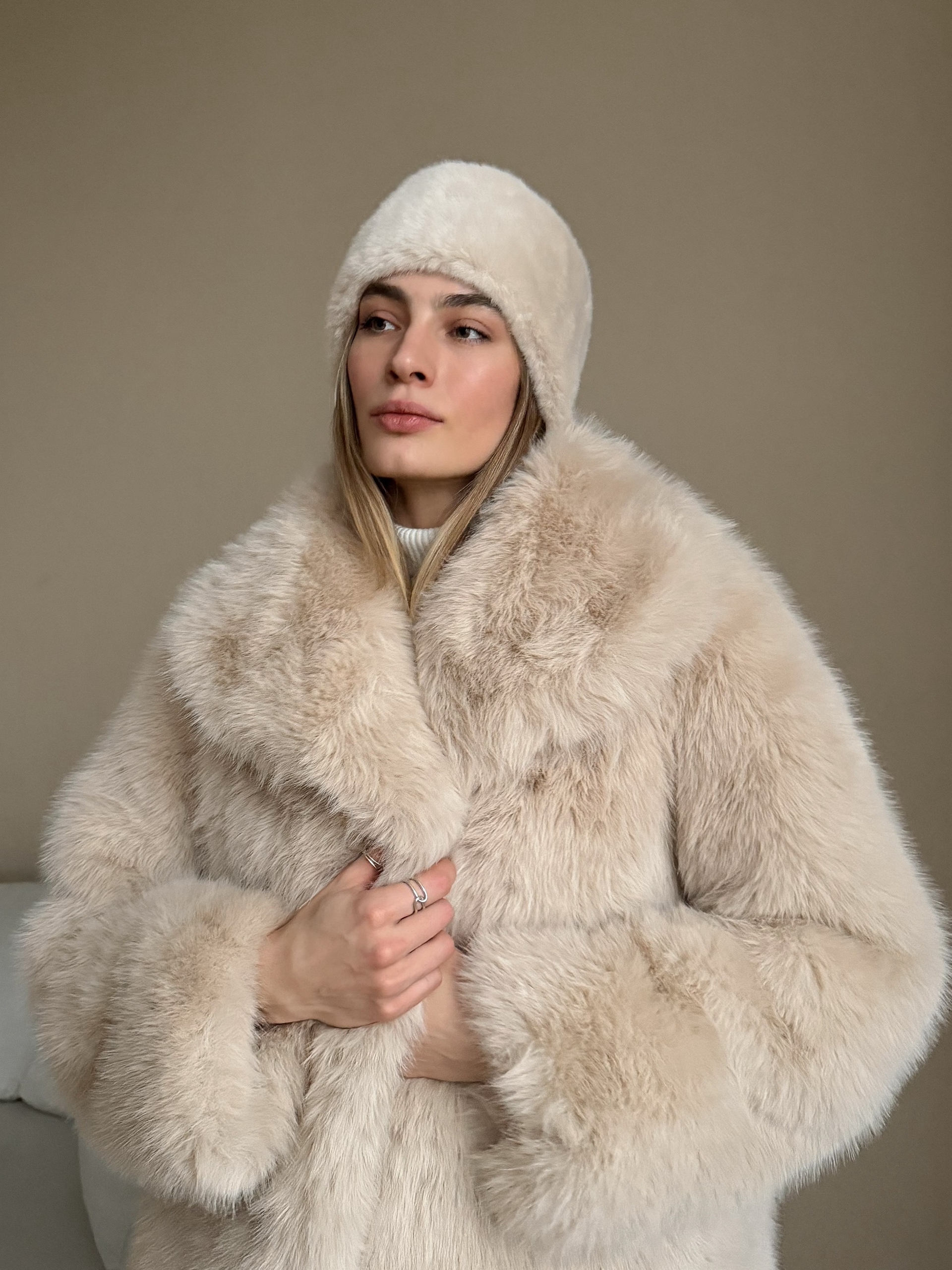 Повязка на голову меховая Fashion