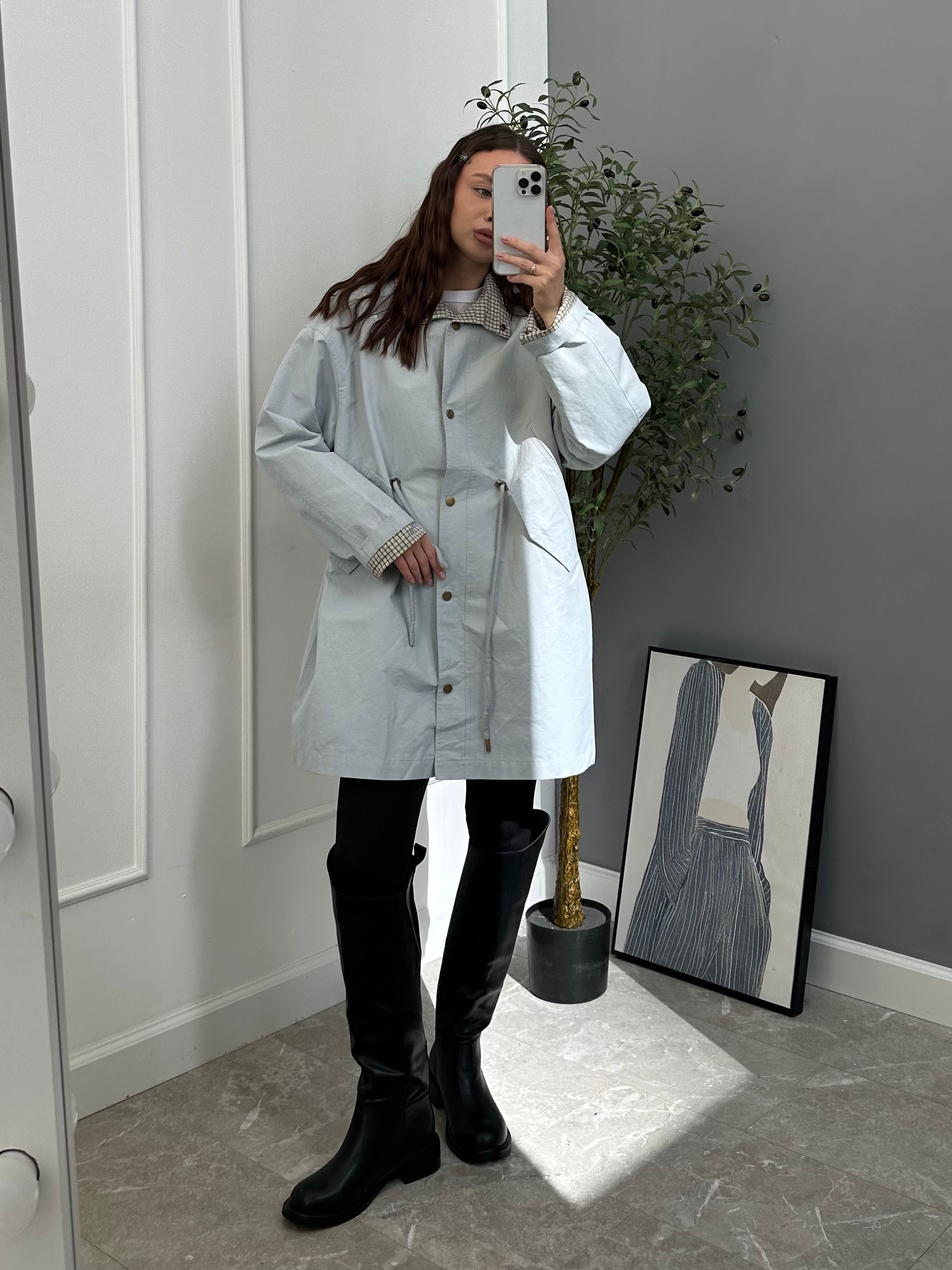 Куртка Yxshun  2506 кулиска на талии