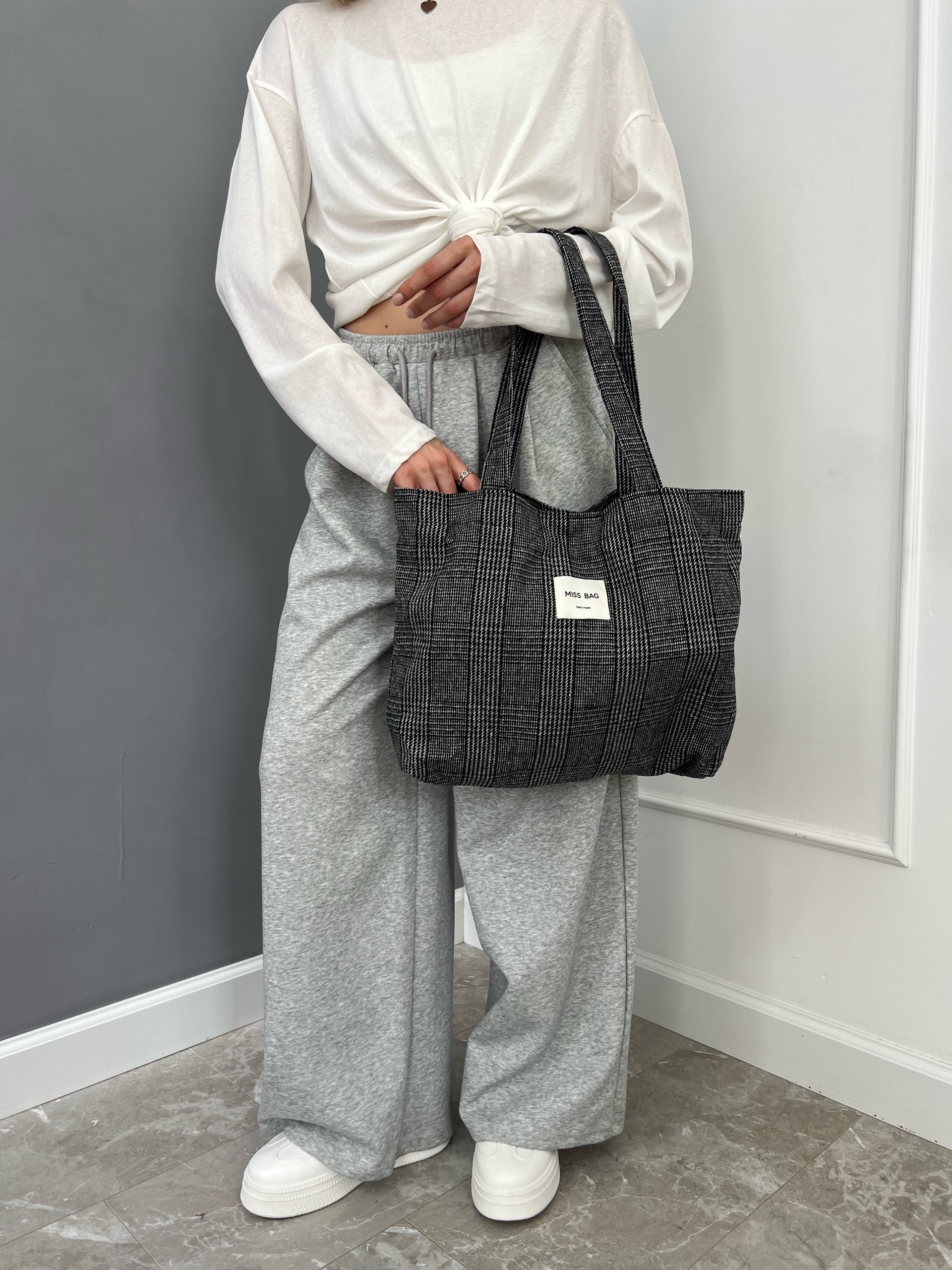 Шопер тканевый miss bag