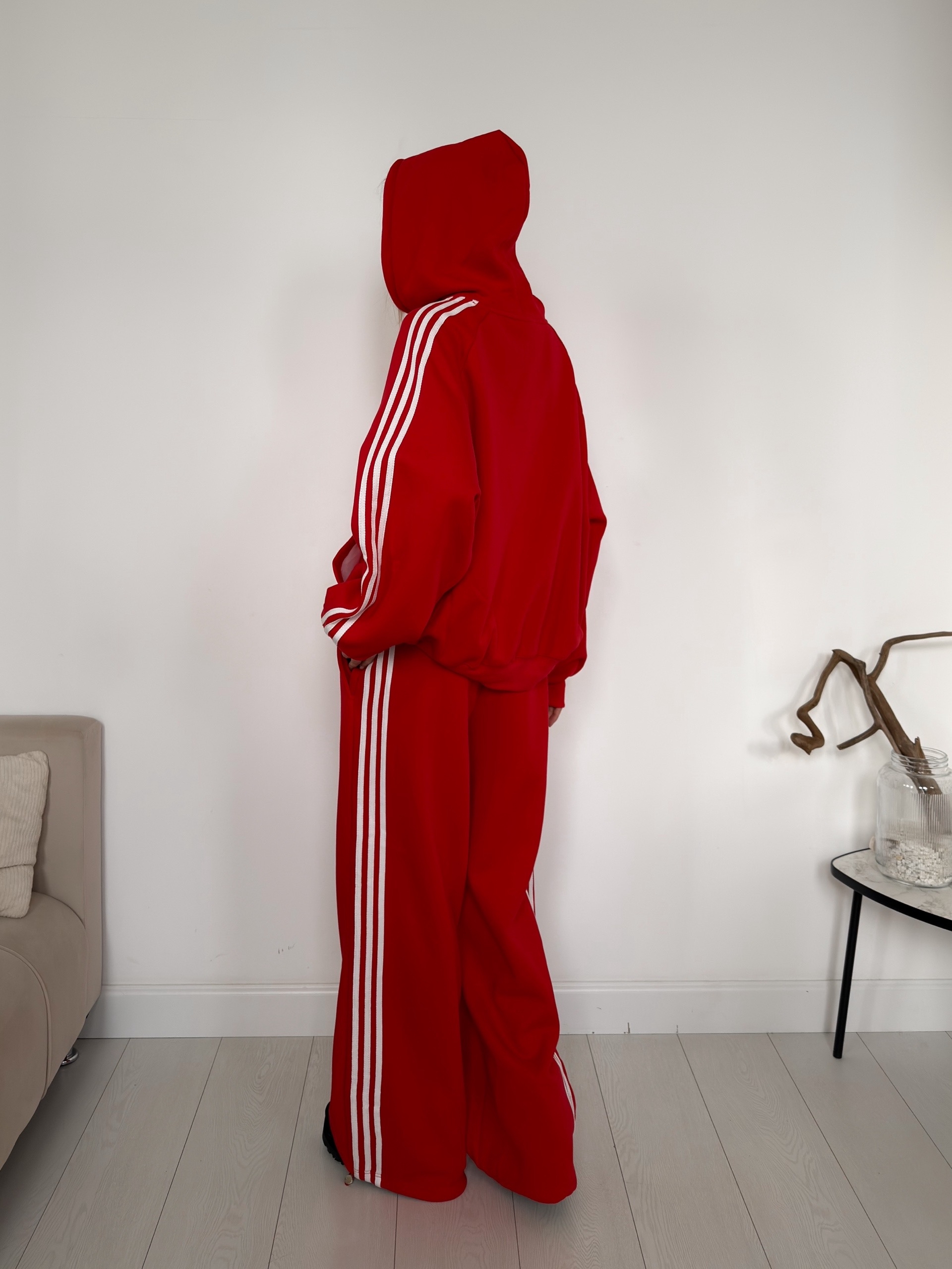 Костюм R Studio 9848 толстовка+брюки три полоски