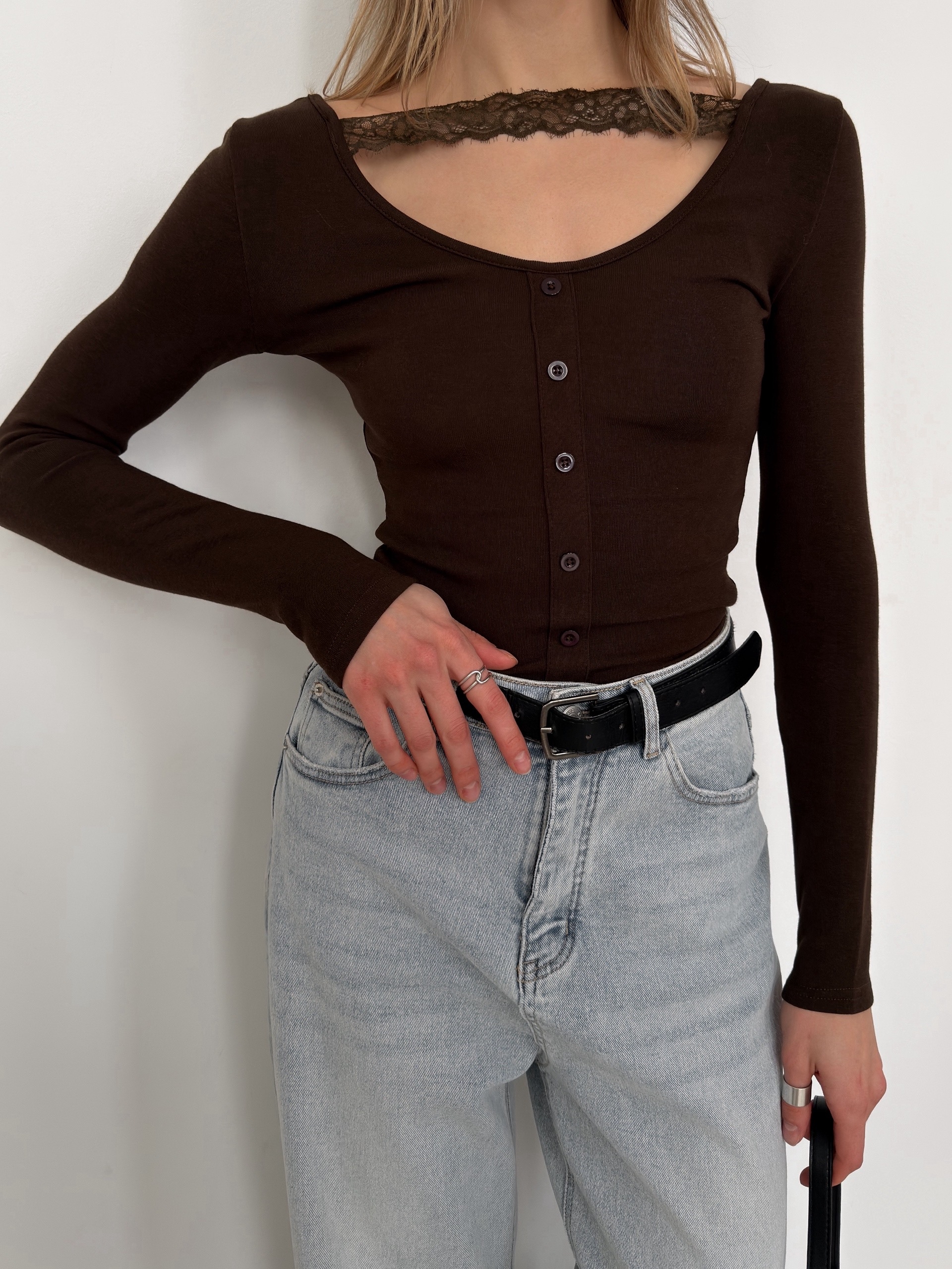 Кофточка  LY Studio B97-1272  кружево пуговки