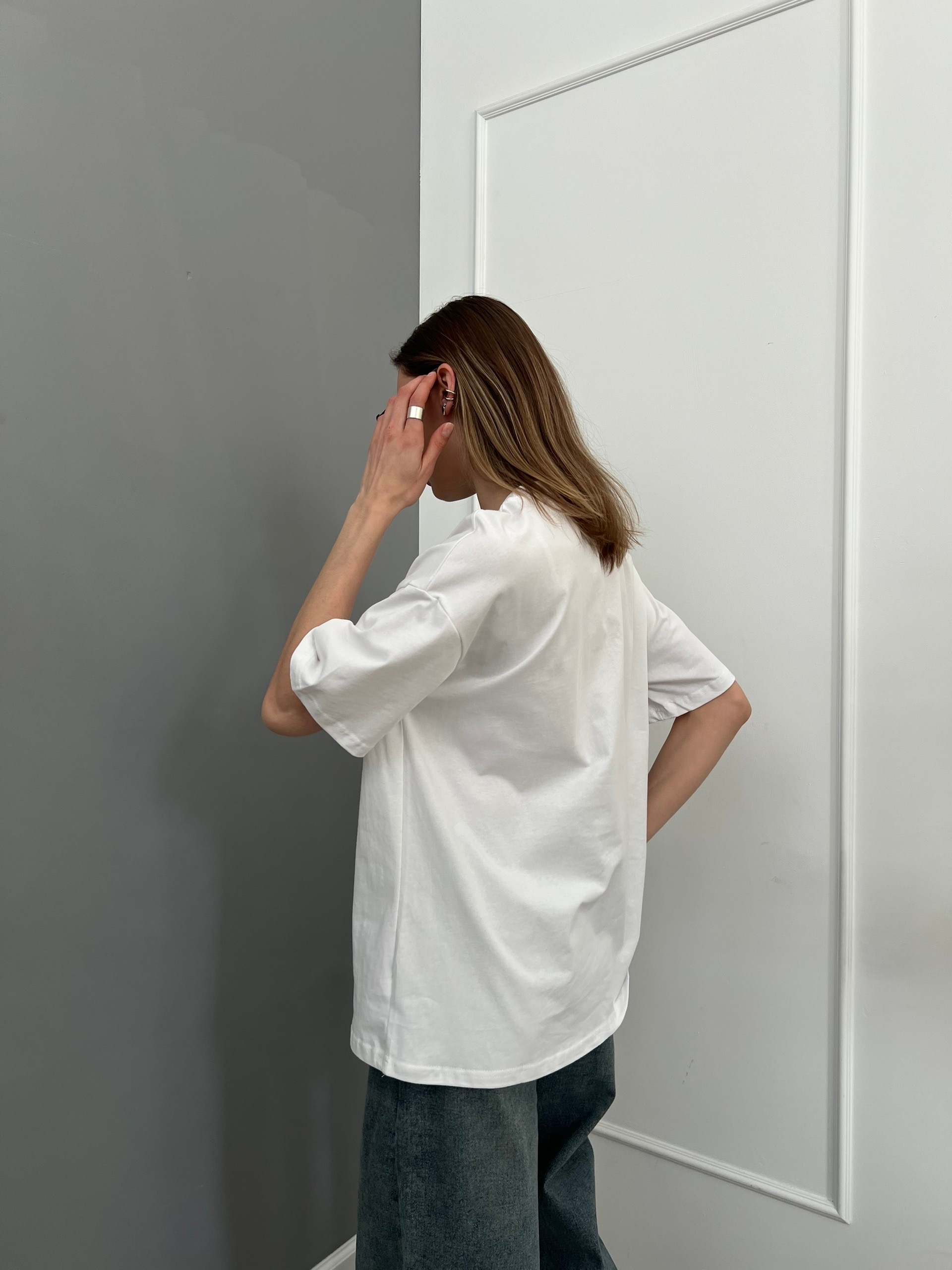 Футболка Korea 7763 девушка