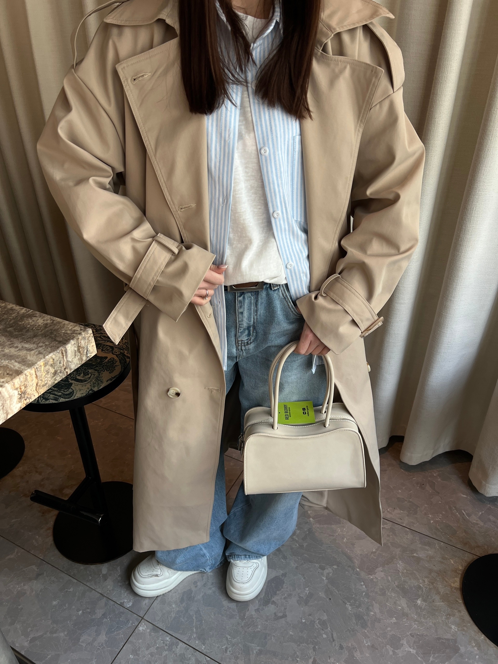 Тренч H 660-1 длинный