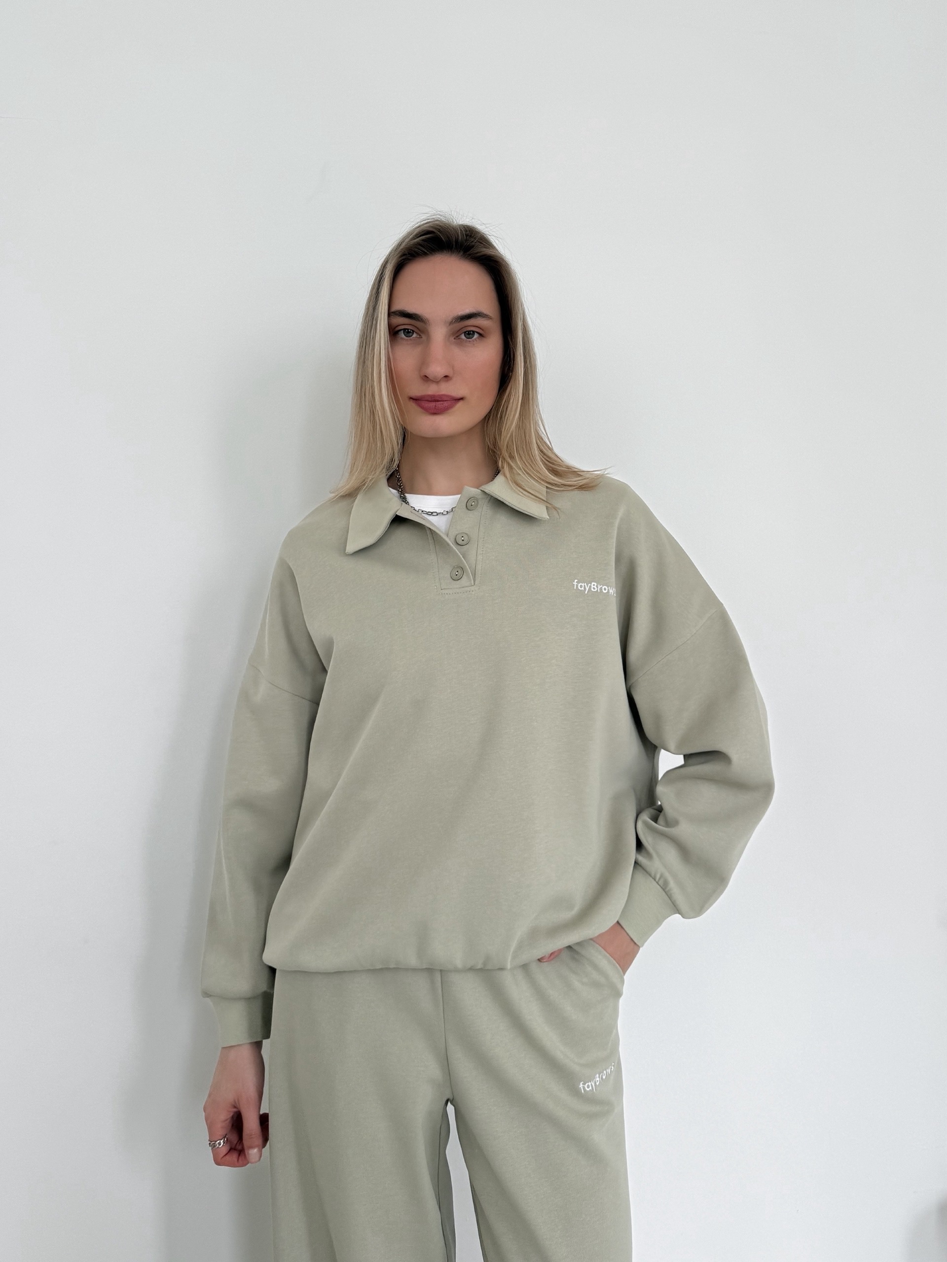 Костюм Korea fayBrows свитшот воротник+джоггеры