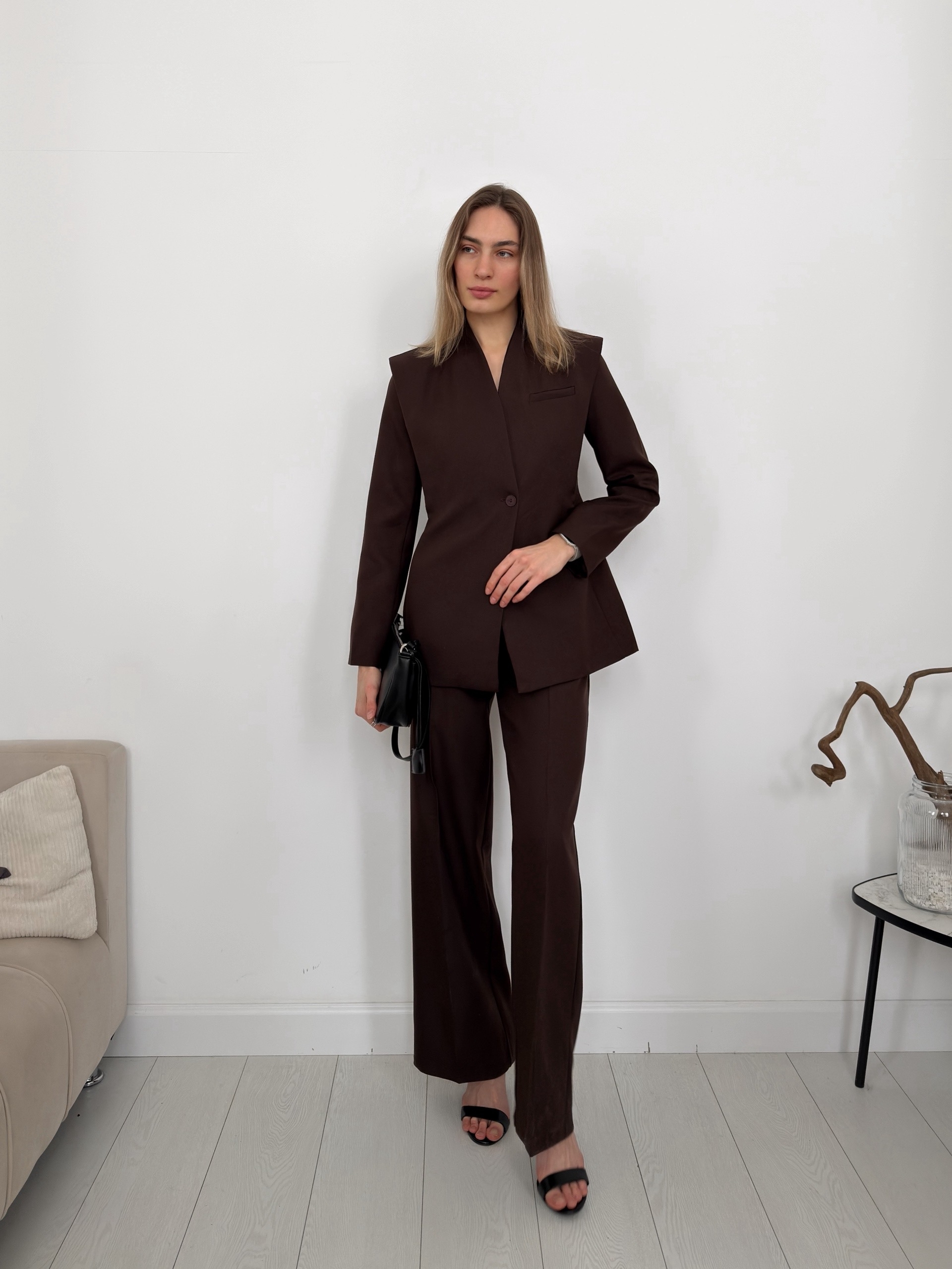 Костюм Мэдея жакет приталенный+брюки