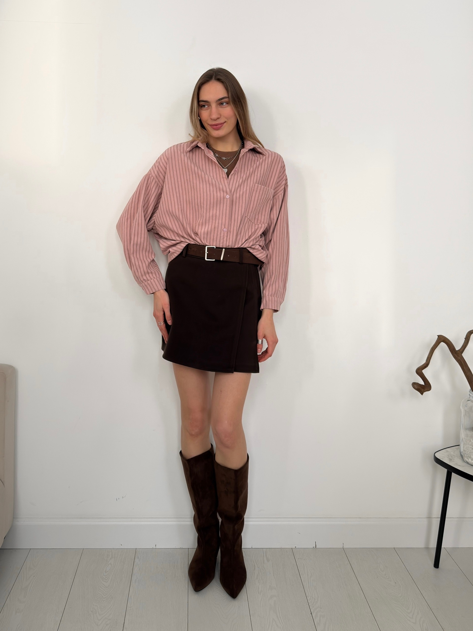 Рубашка Chuangxijidi 9791 в полоску