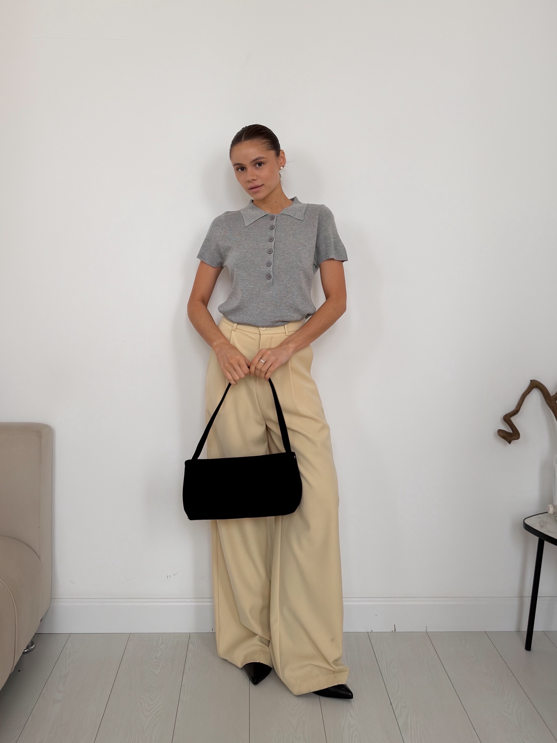 Поло korea 303 на пуговках