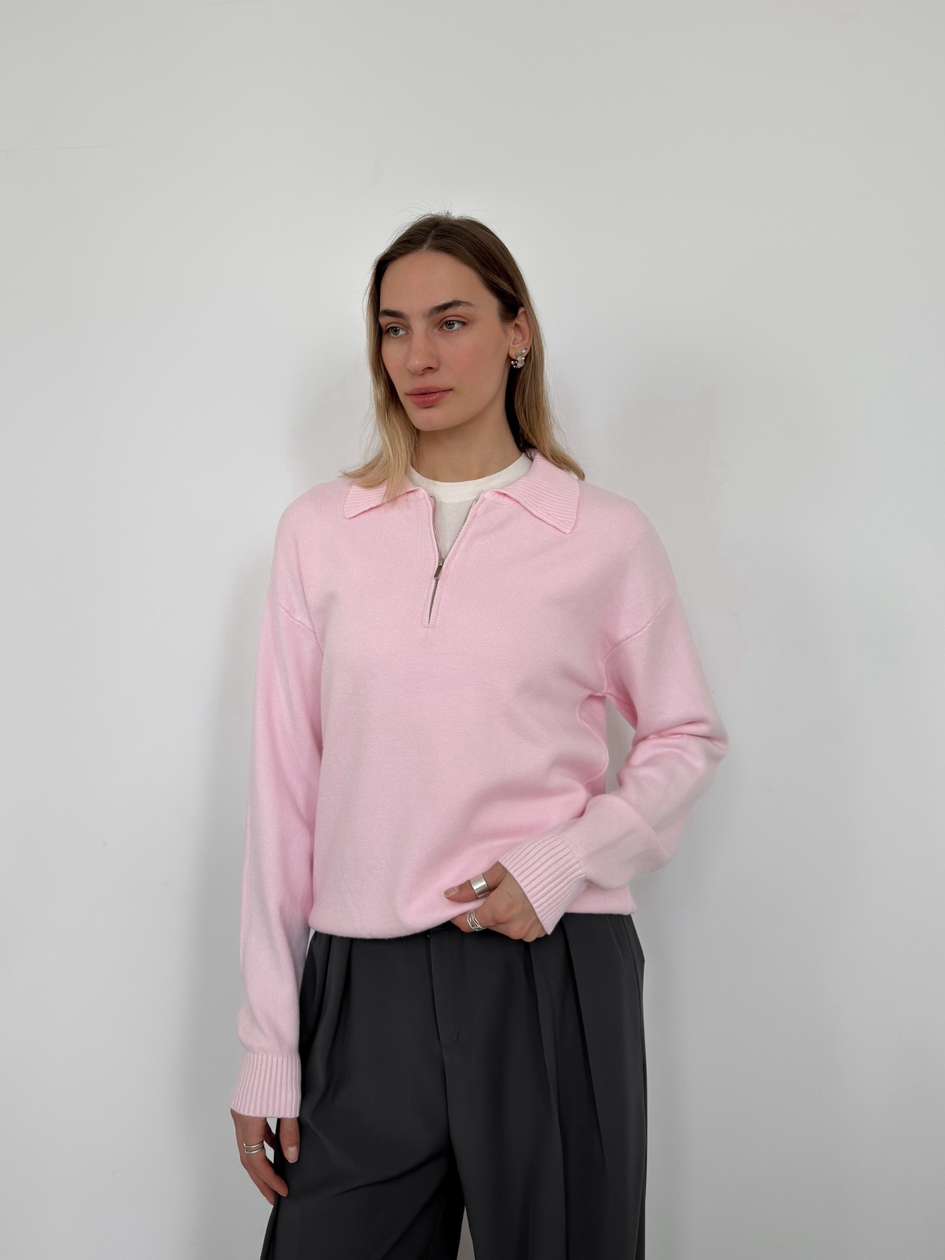 Джемпер Korea z1007 поло на замке