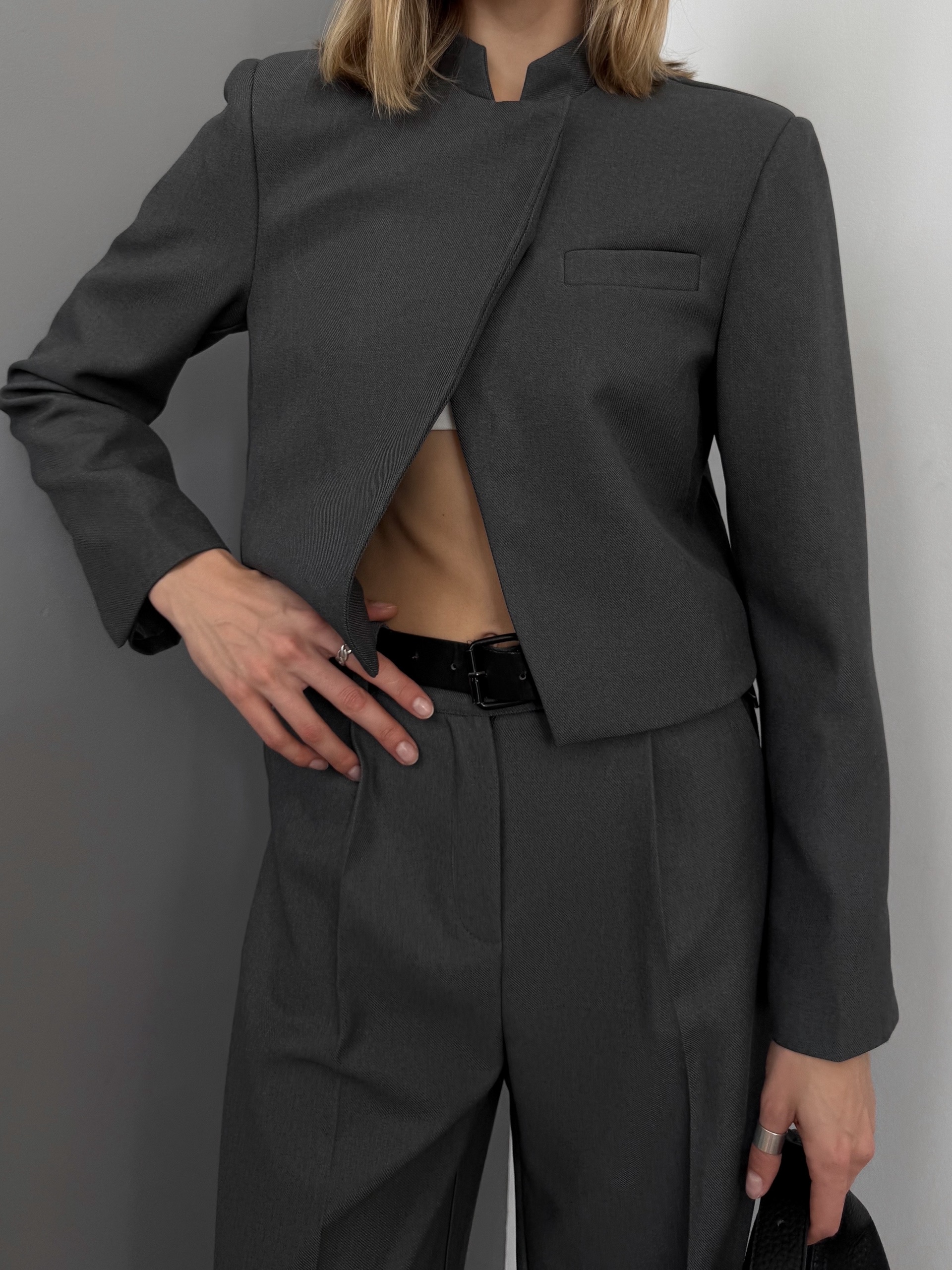 Костюм  Miss Diva 45031 жакет укроченый+брюки