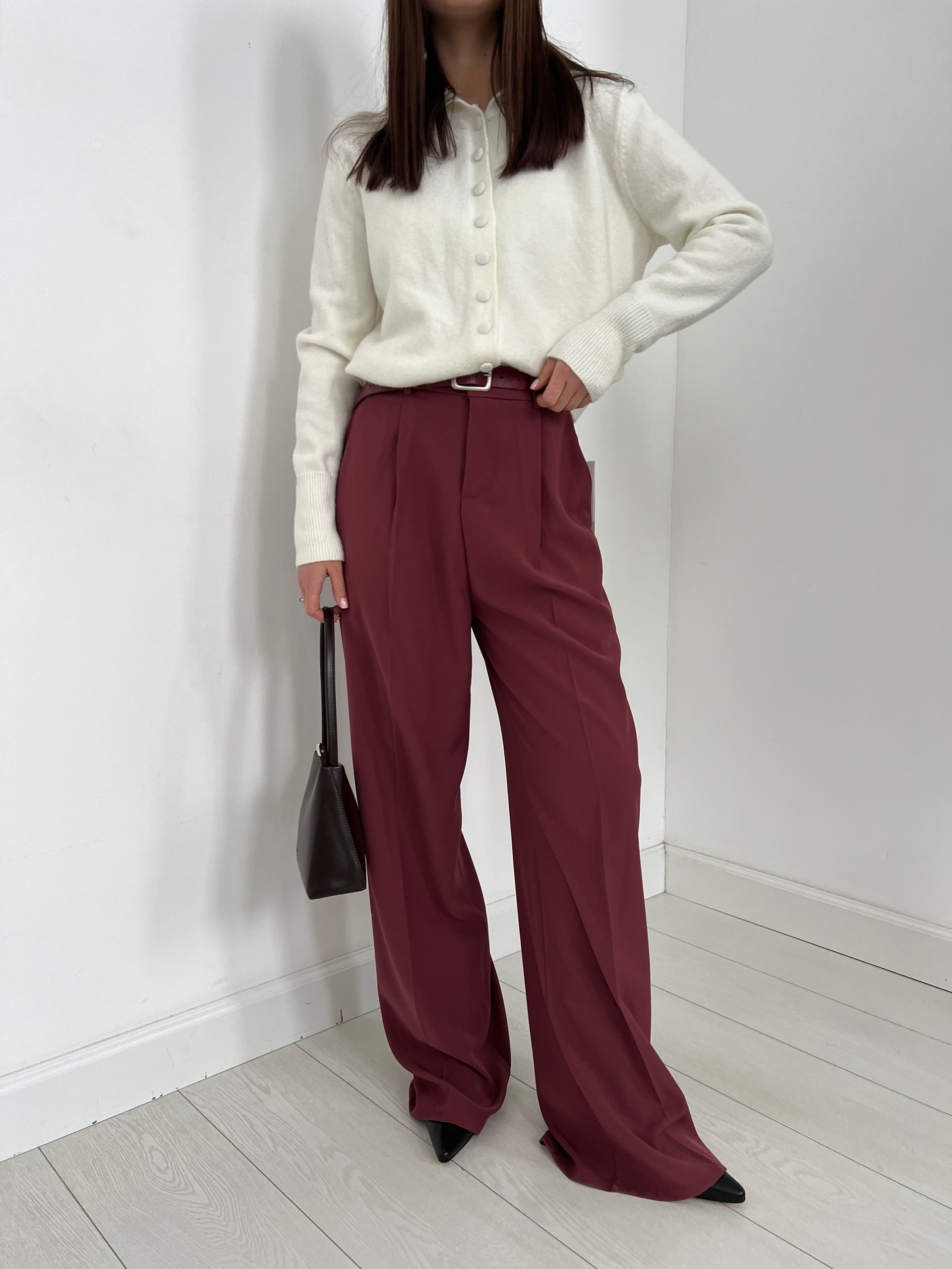 Брюки Praise Jeans P012 прямые с ремнем