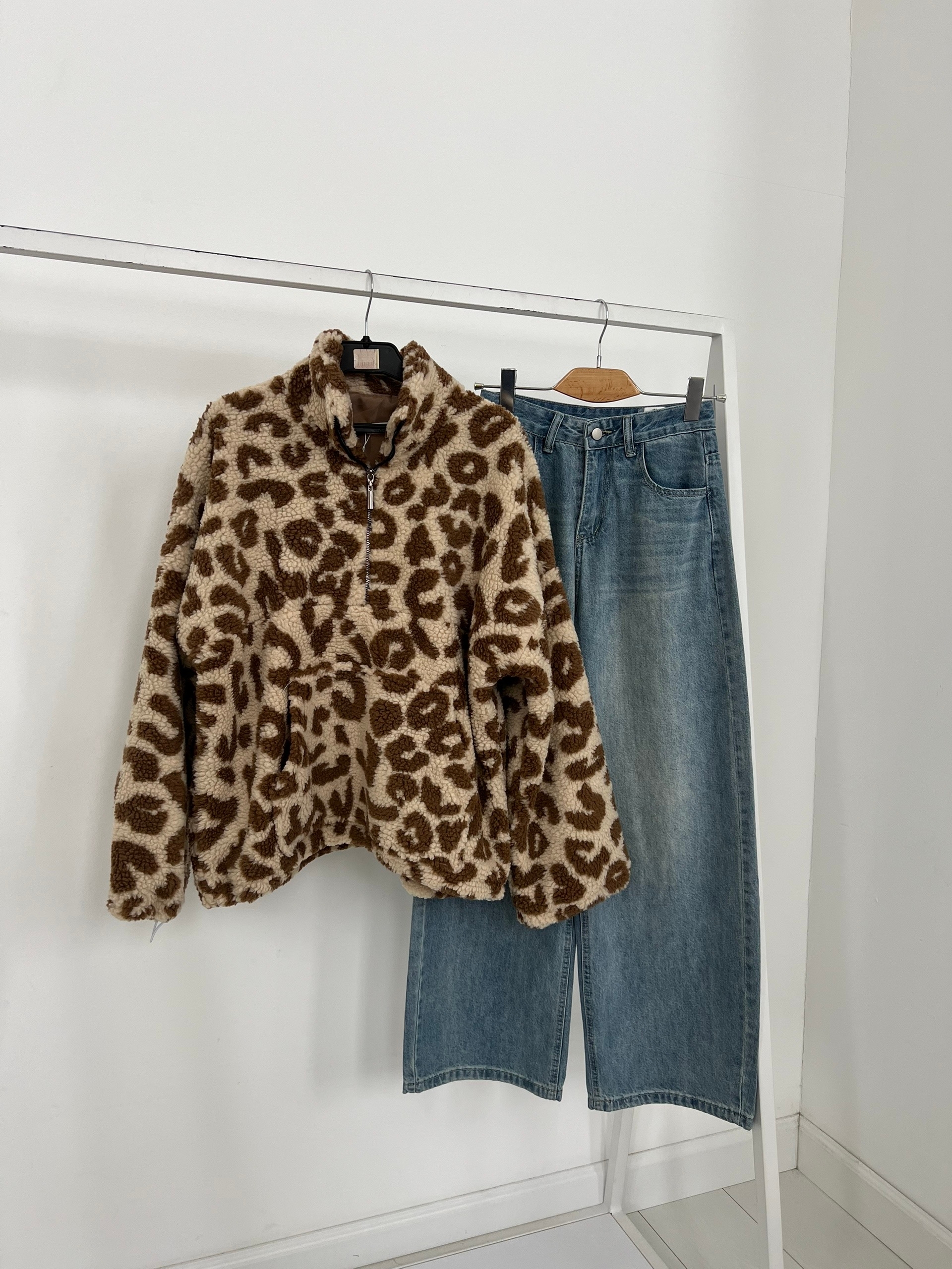 Бомбер Koko плюшевый принт