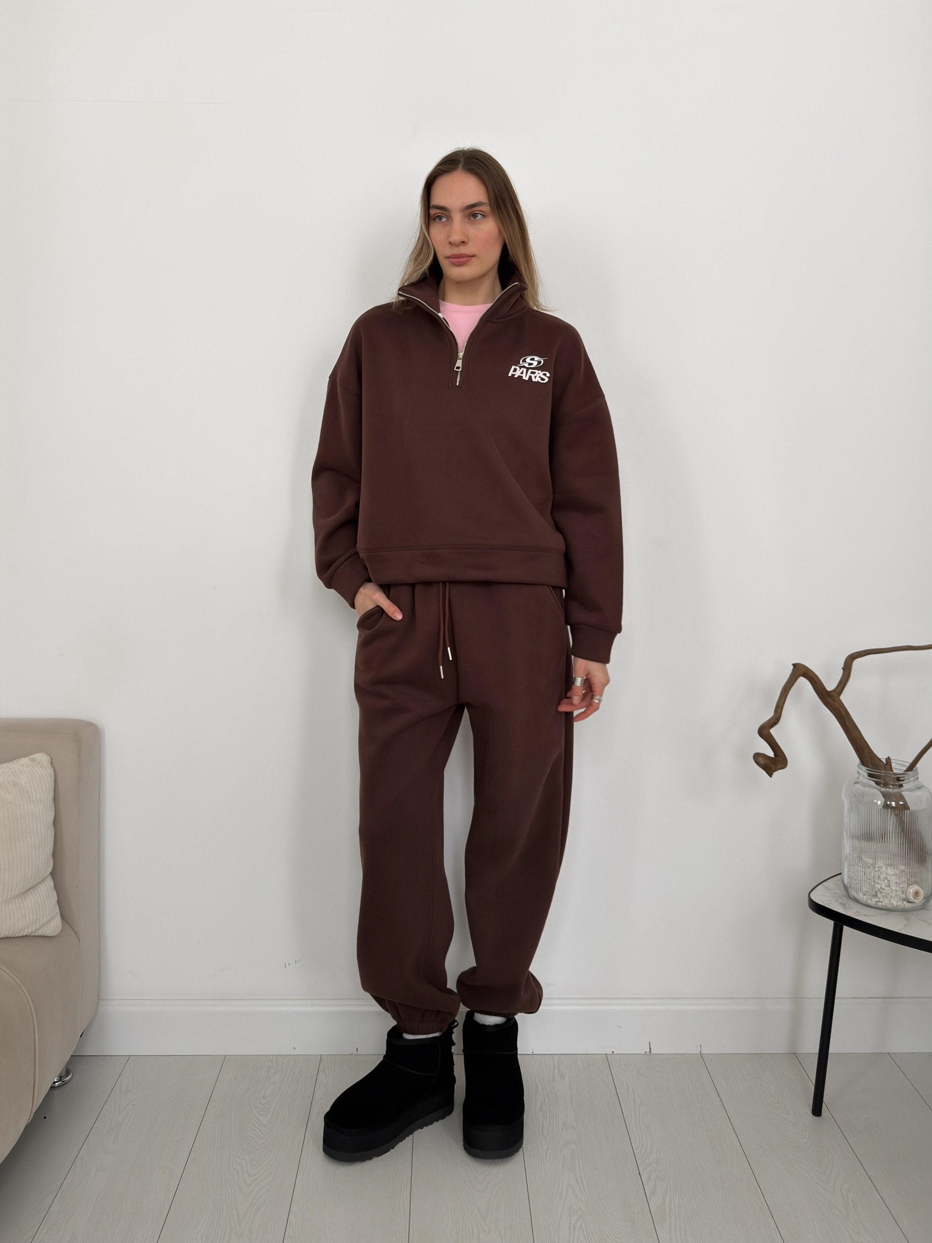 Костюм Korea 3075 Paris ворот на замке флис