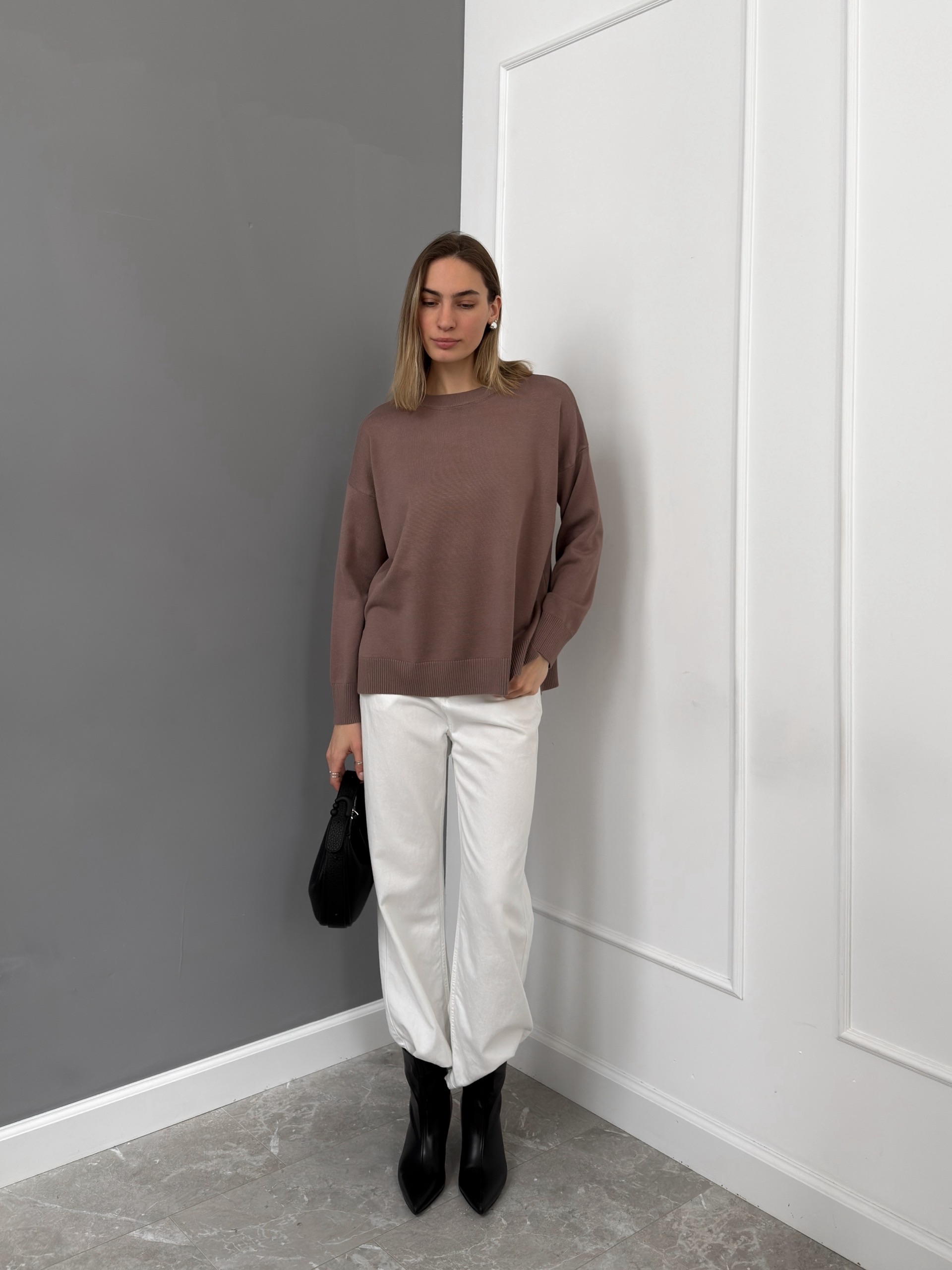 Джемпер 273-1 круглый ворот