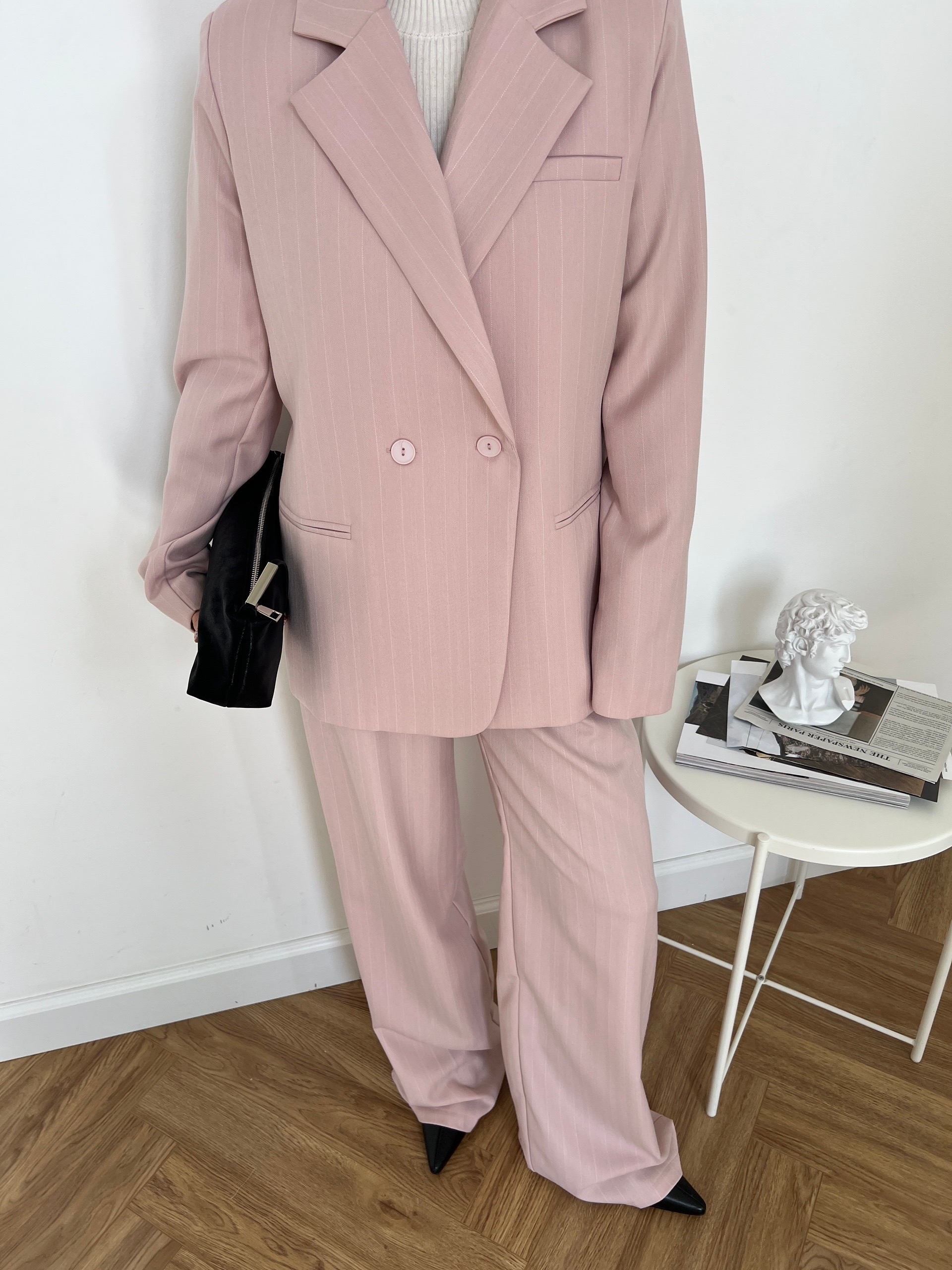 Костюм The Vibe жакет+брюки в полоску