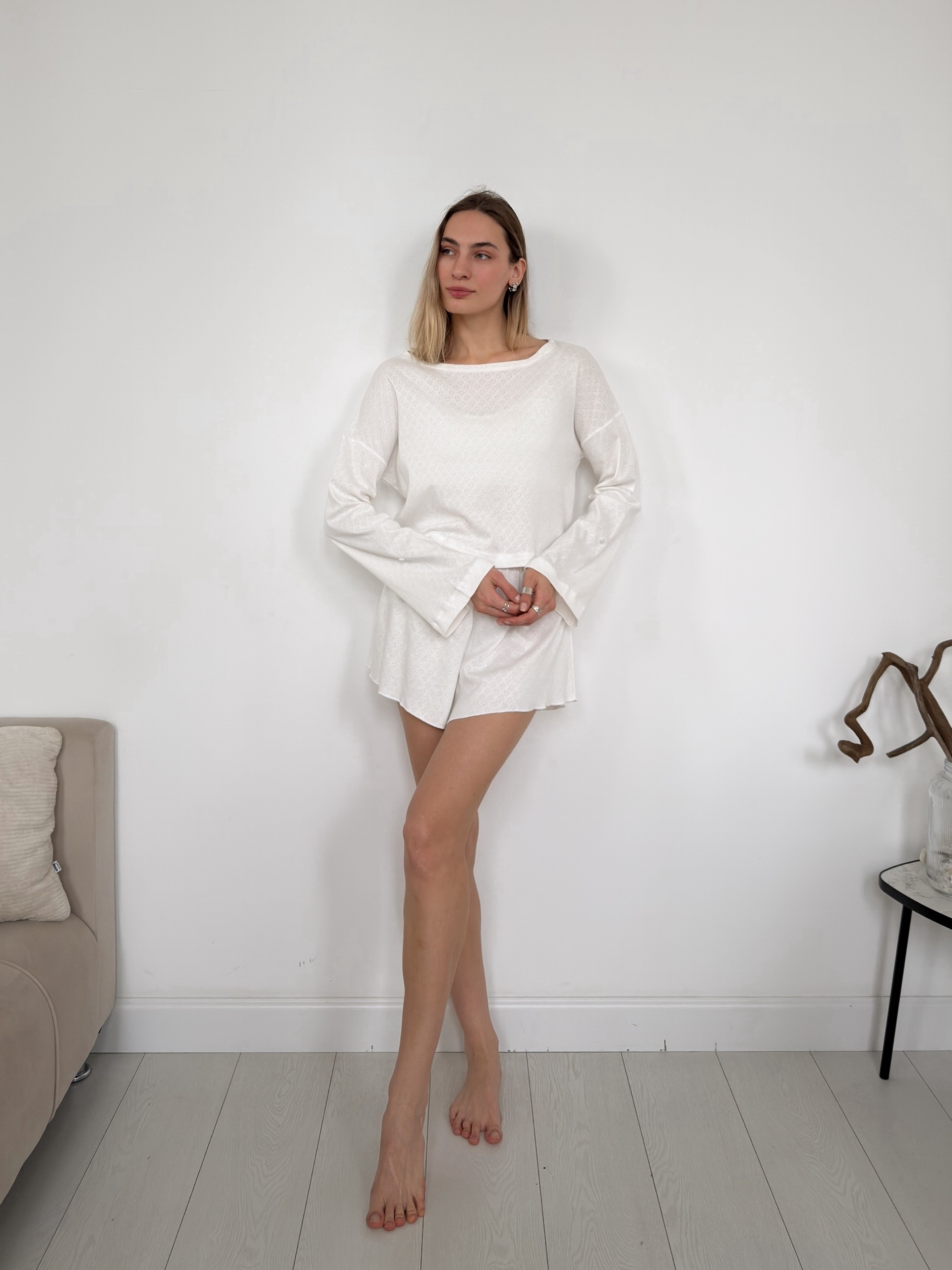 Пижама FM узор сердечки