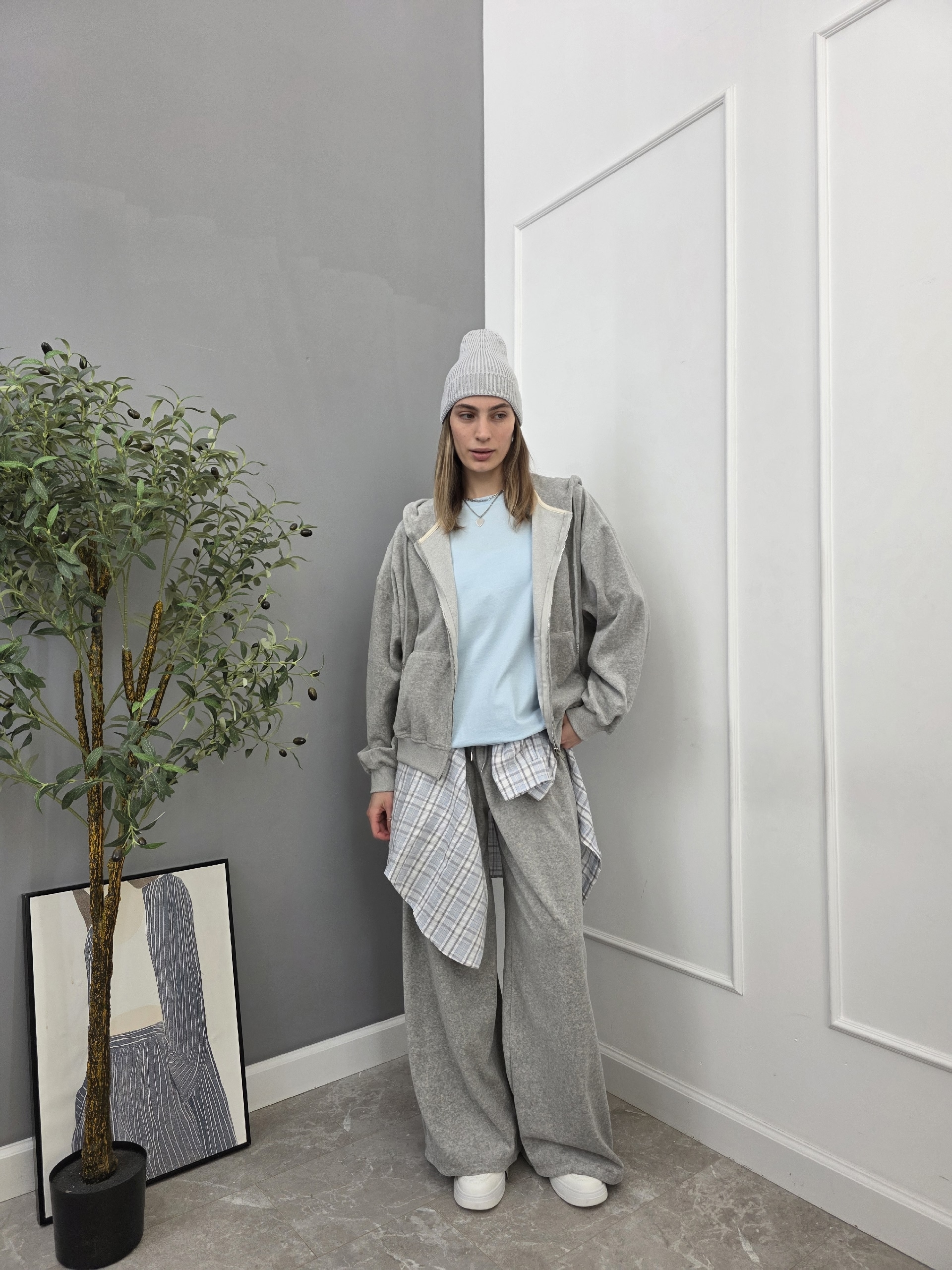 Костюм NJ 30592 толстовка+брюки мягкий