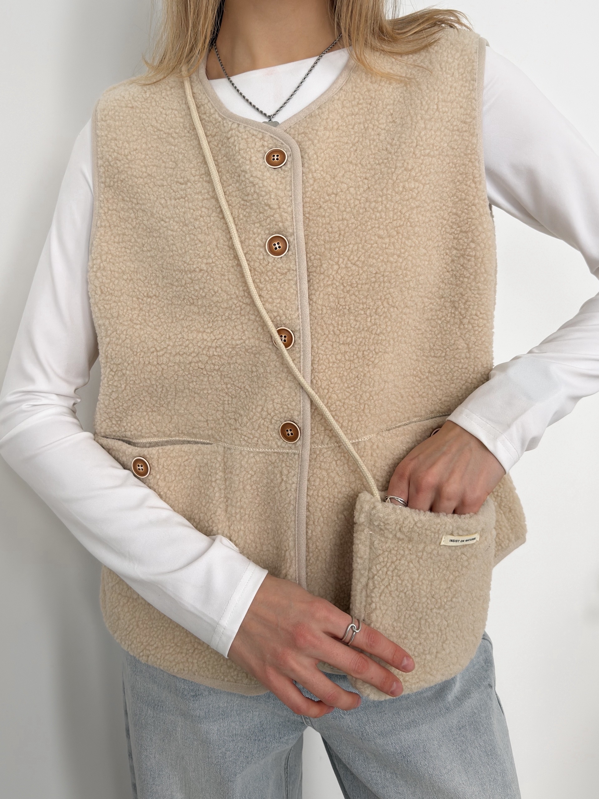 Жилетка B Slow 6064 мягкая+ сумочка