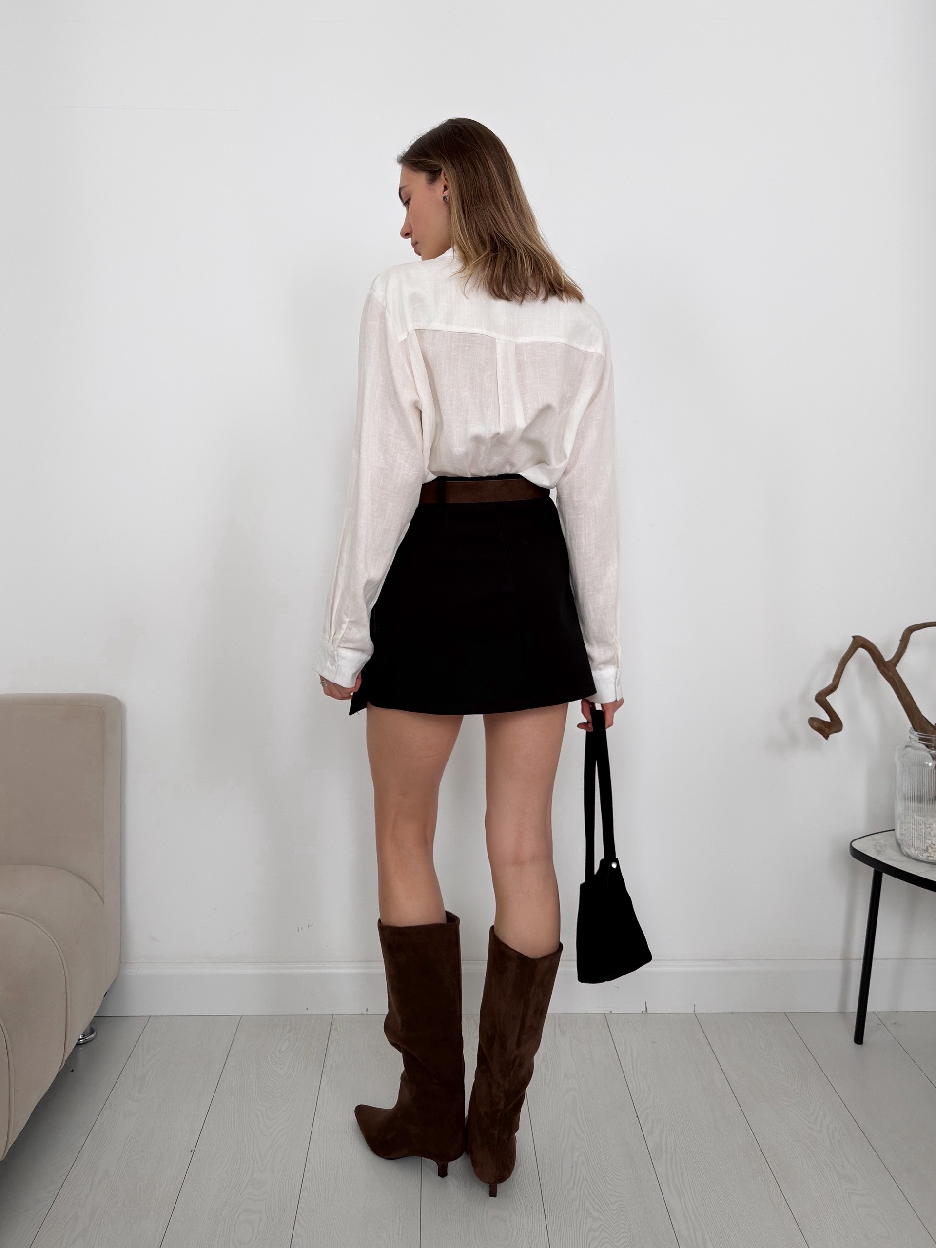 Юбка 5603 с ремнем