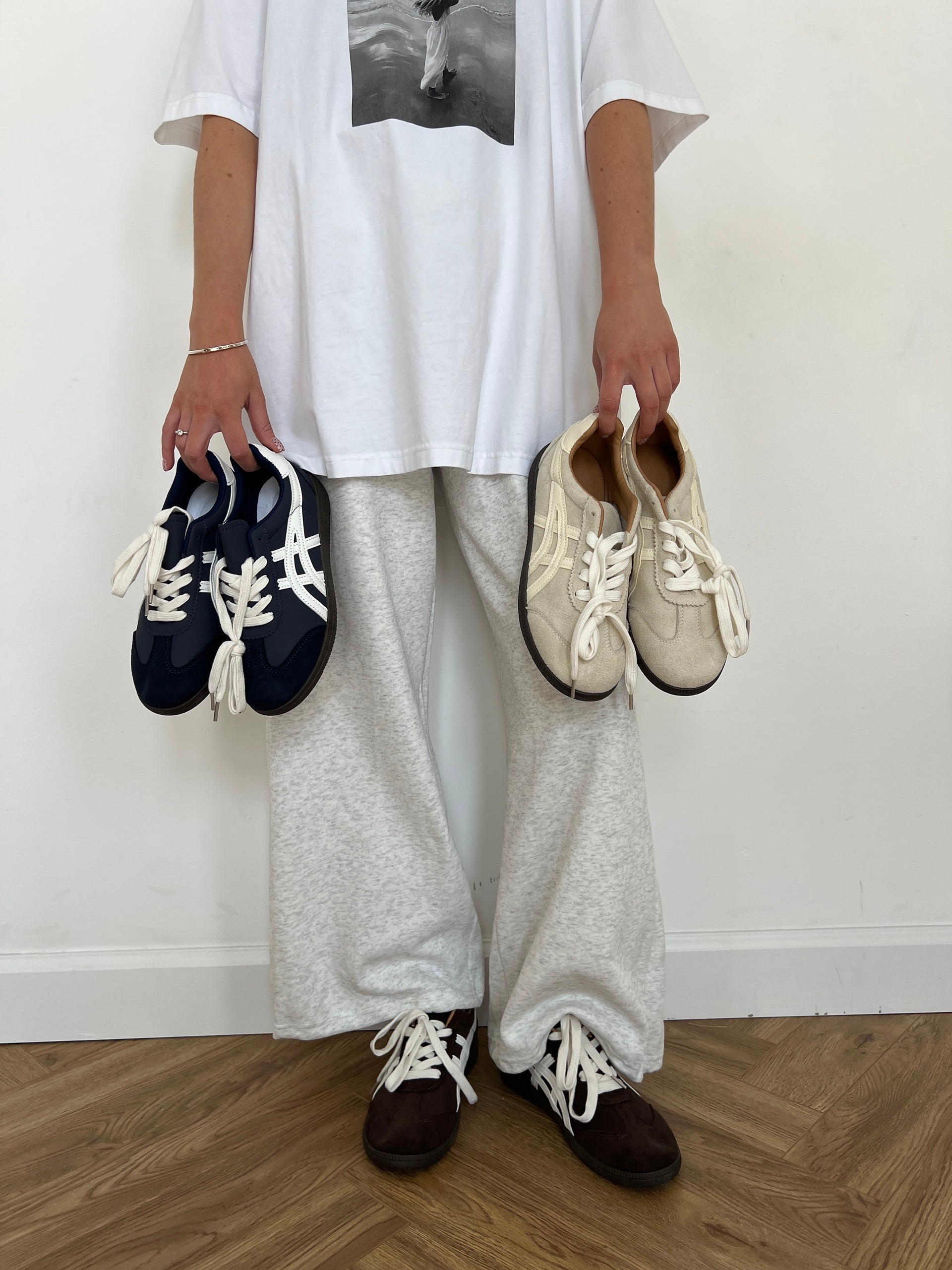 Кеды NM LZC6-7 замша+полосы