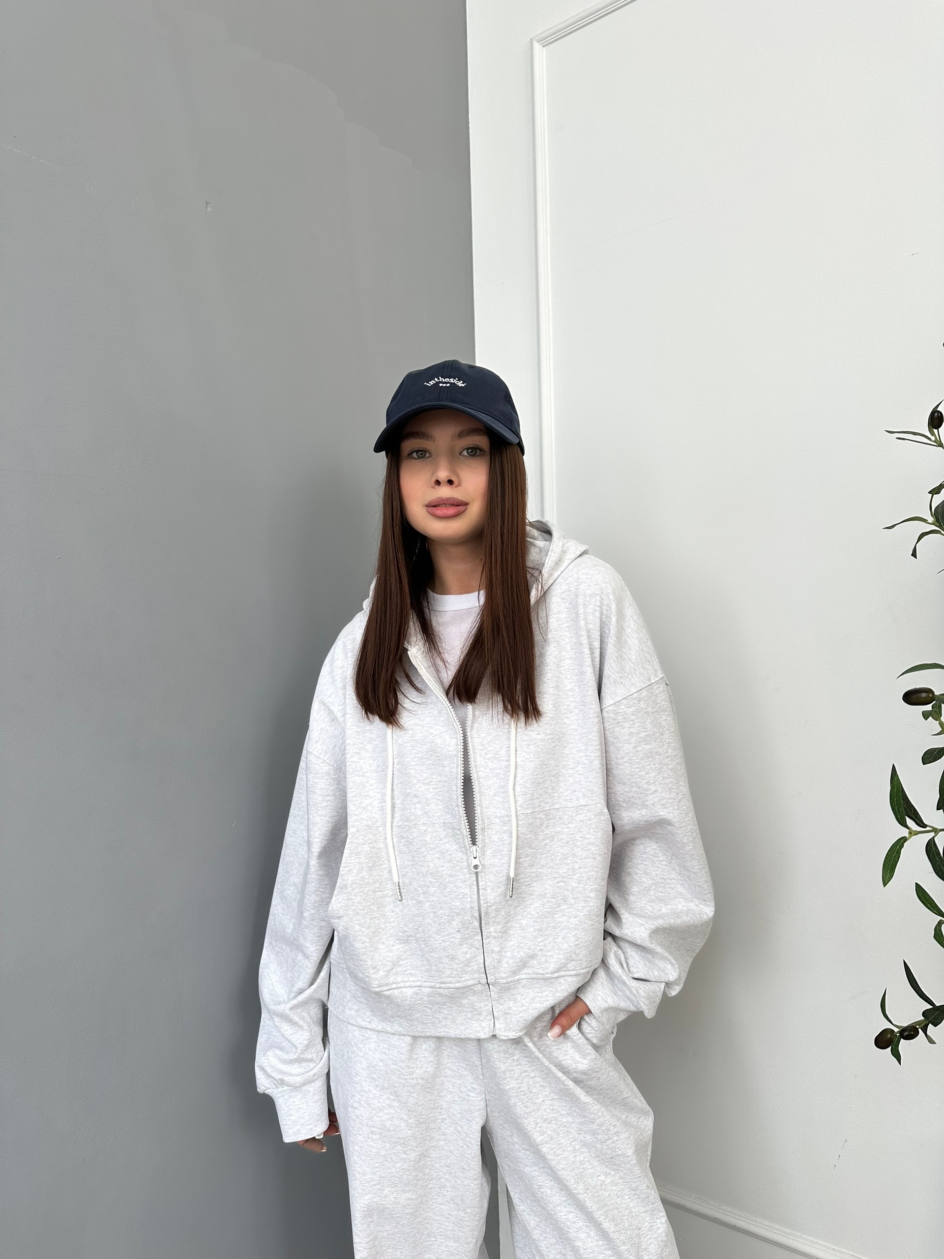 Костюм W 9888 кофта на молнии+брюки