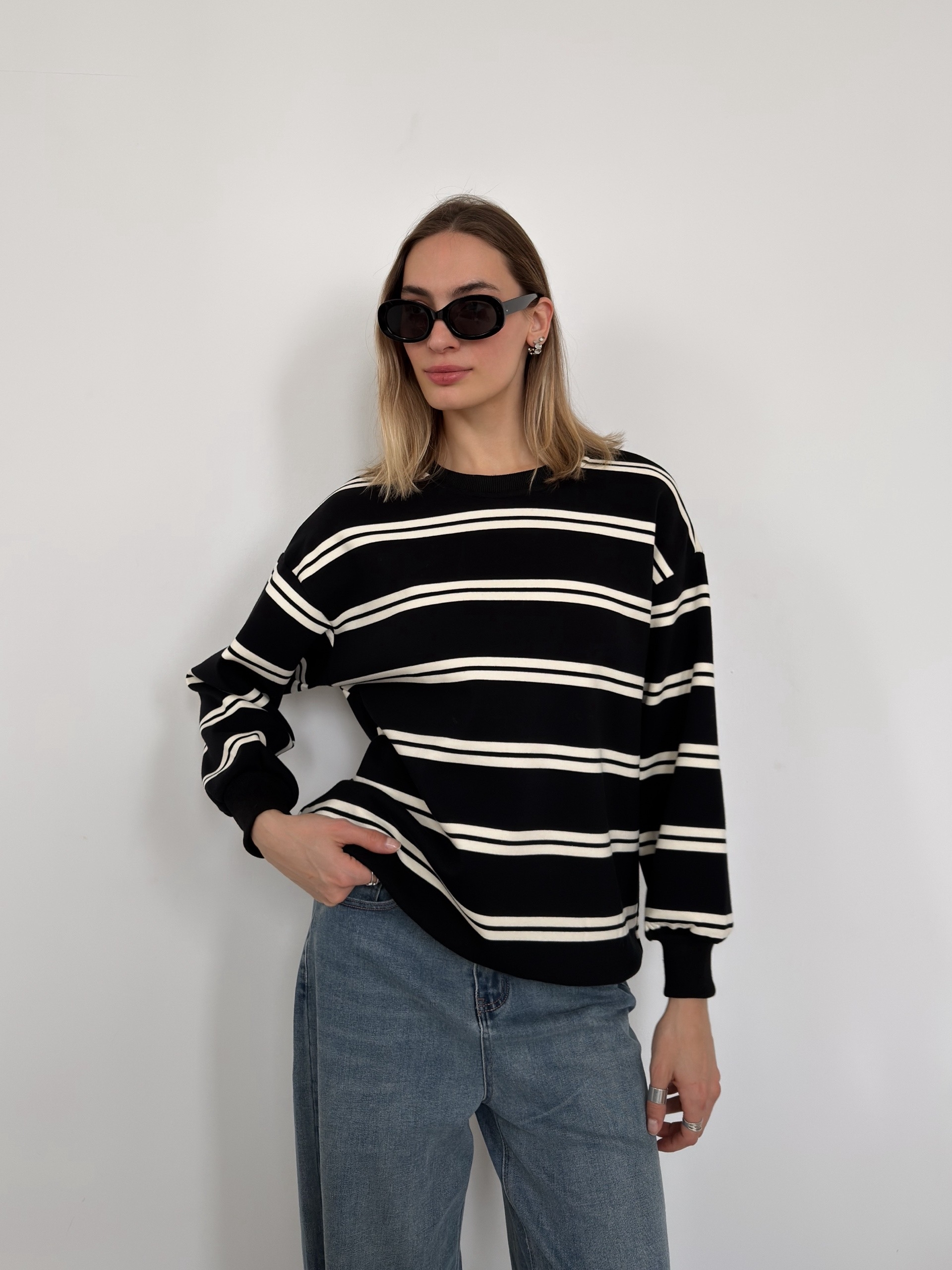 Джемпер HUA HUA 1188 в полоску