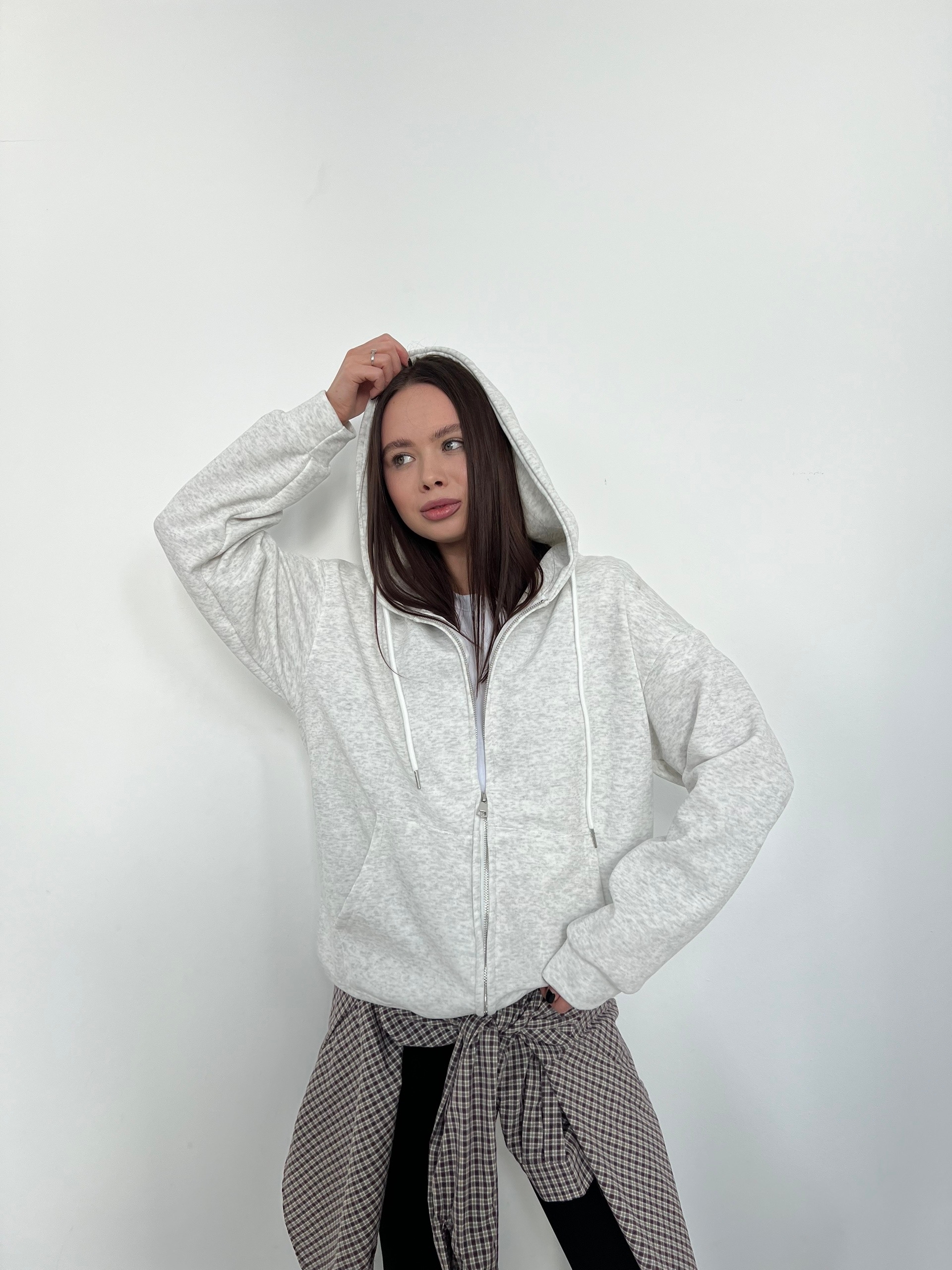 Худи Korea 25001 однотон