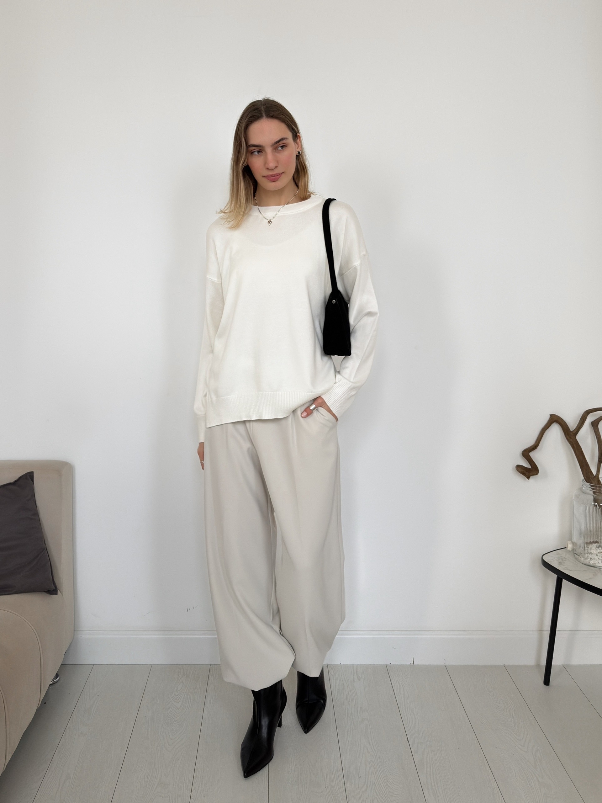 Джемпер 273-1 круглый ворот