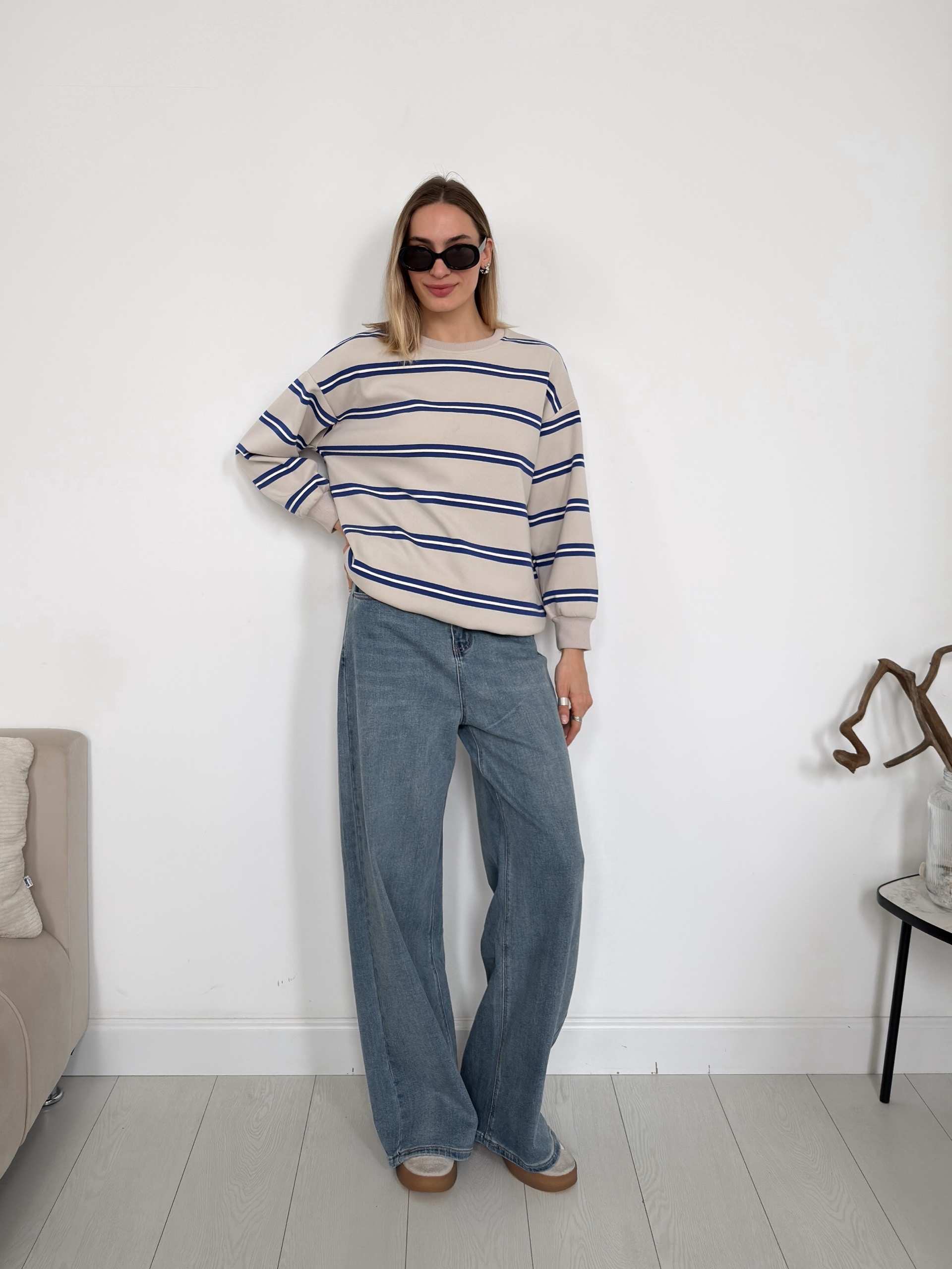 Джемпер HUA HUA 1188 в полоску