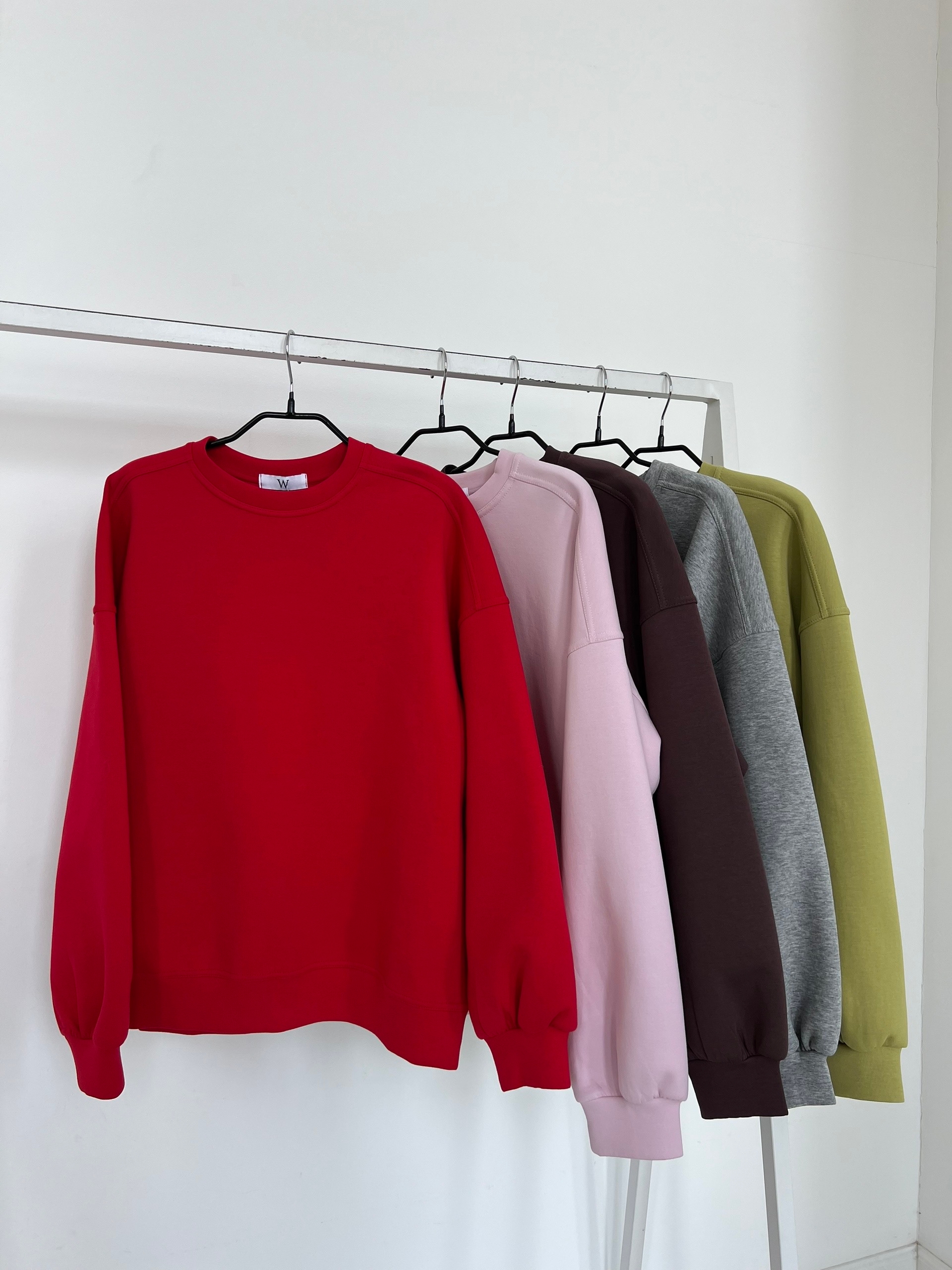 Свитшот W 9524 однотон