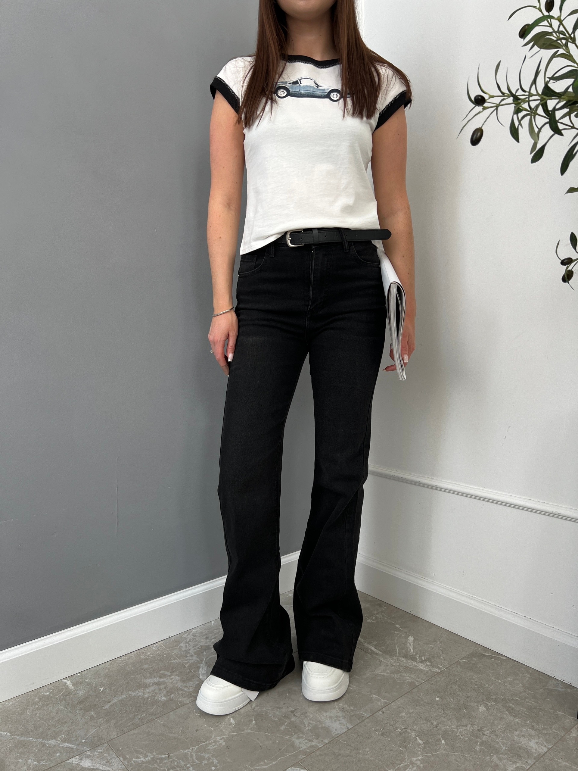 Джинсы CHY G204 клеш